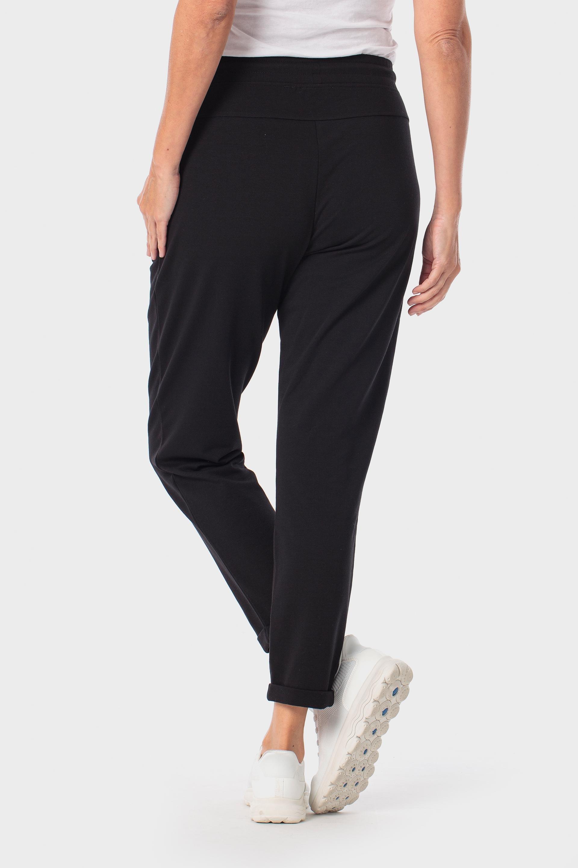 Black Comfy Trousers, Black, large image number 3