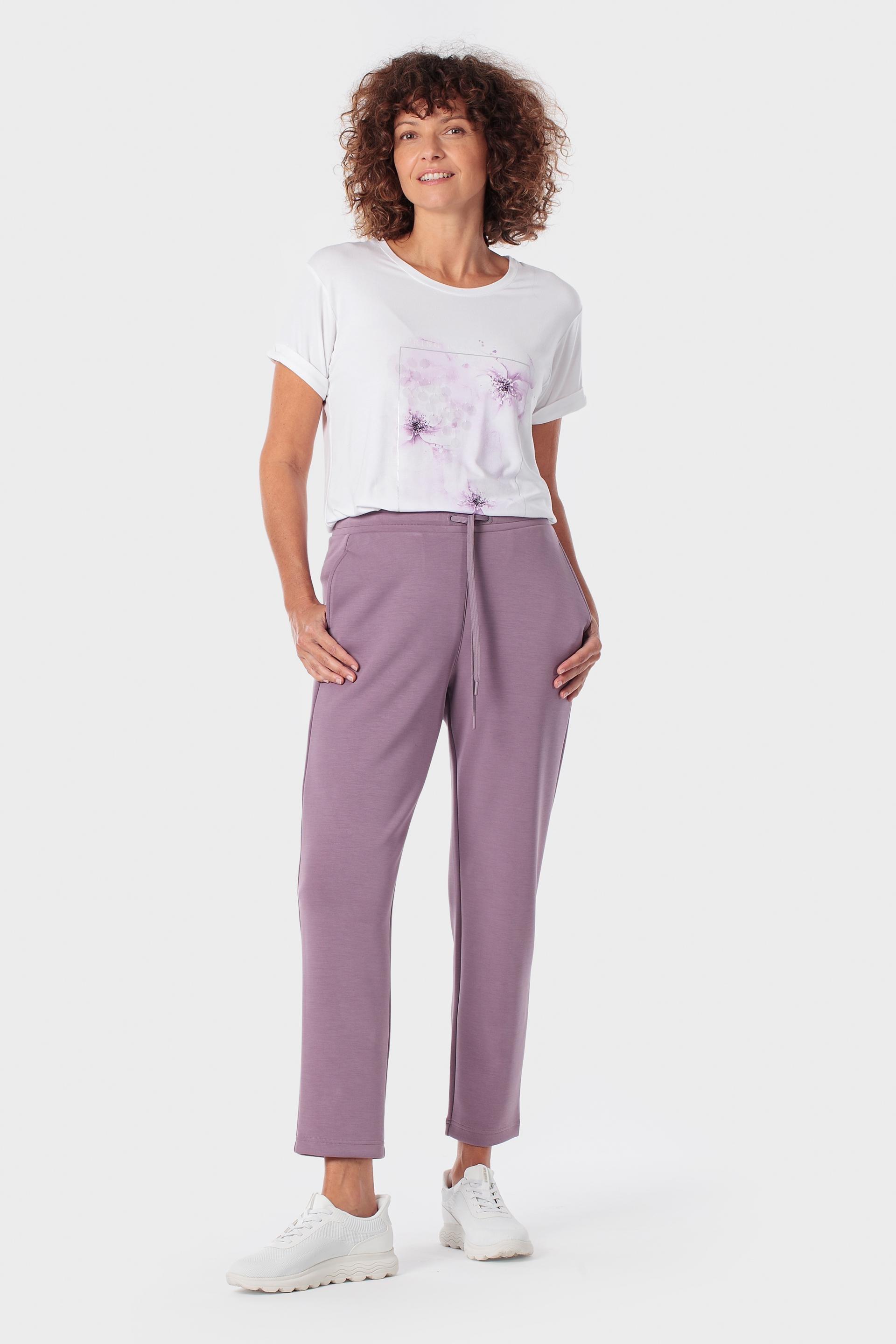 Purple Jogger Trousers, Lillac Greyish, large image number 0