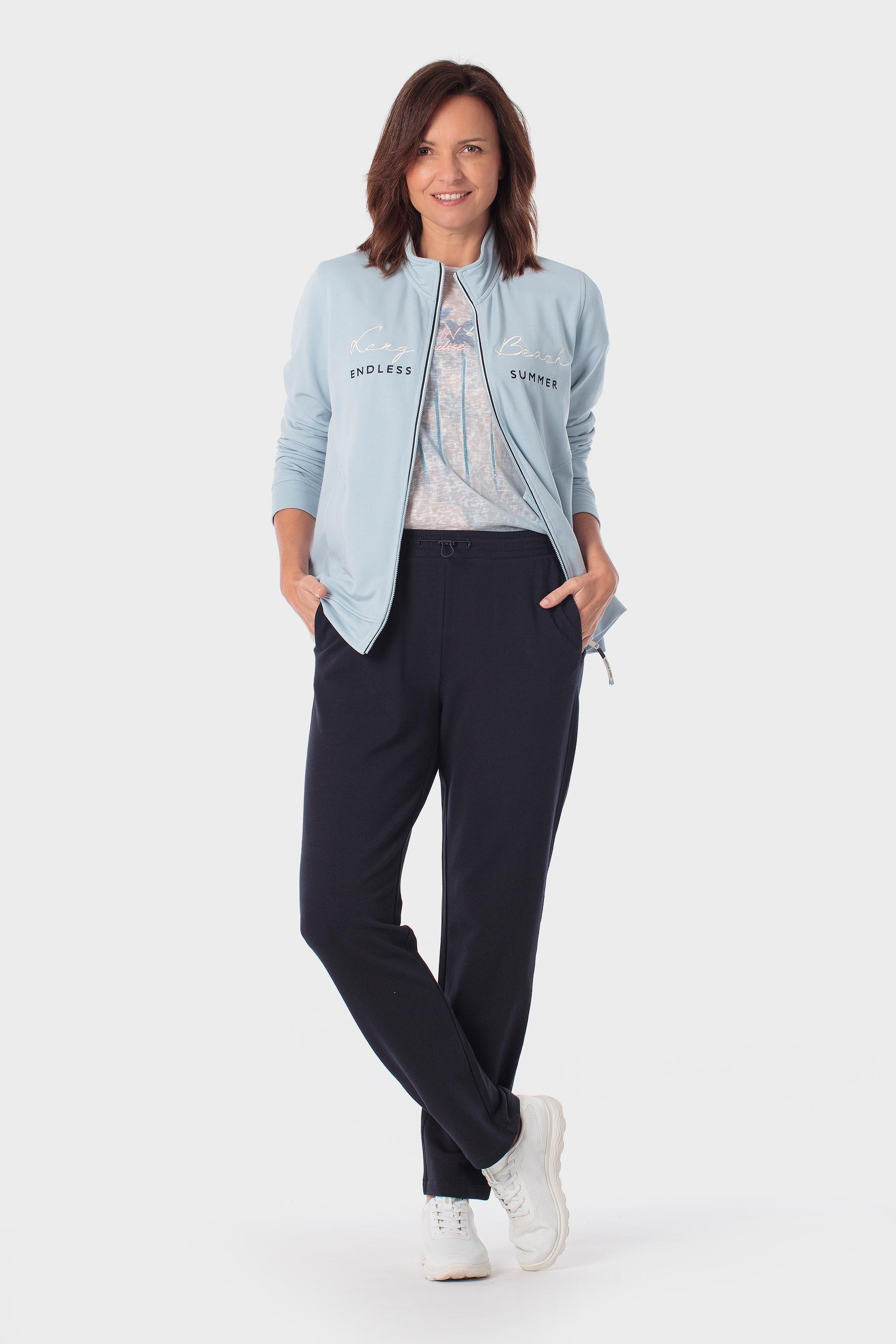 Navy Casual Trousers, 3701_104, large image number 0