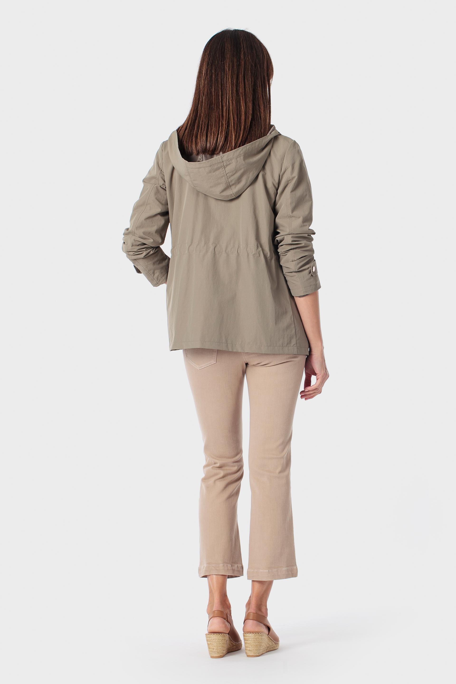 Khaki Parka With Hood, 3701_155, large image number 3
