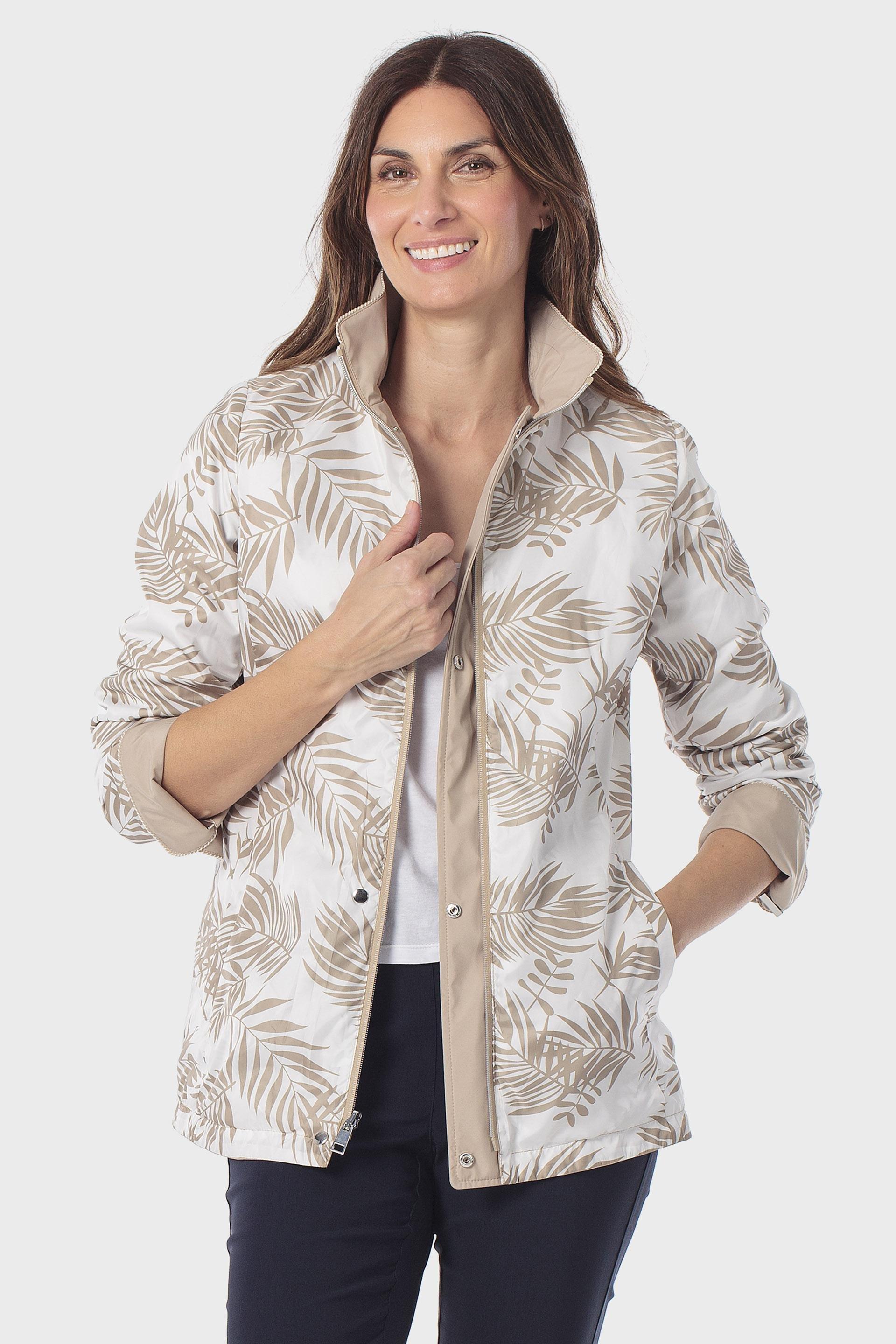 Beige Reversible Parka, Beige, large image number 0