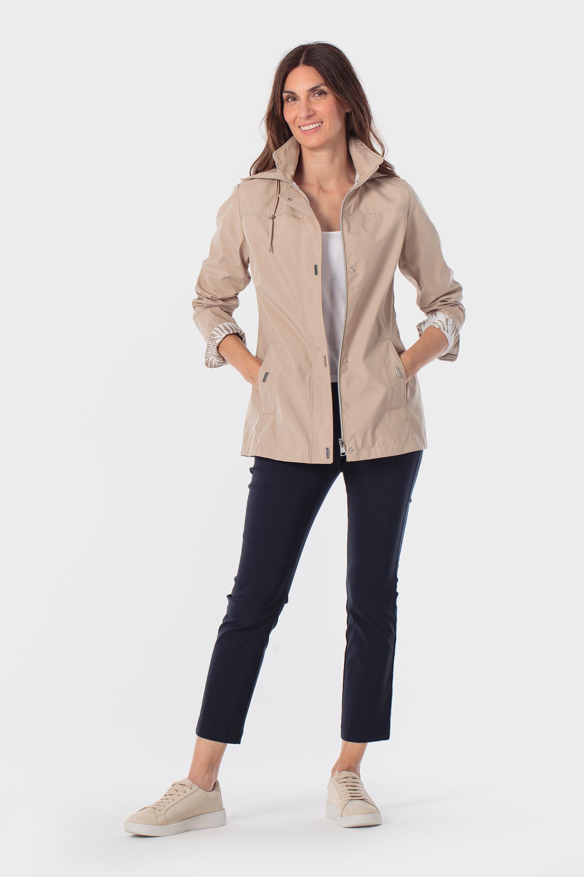 Beige Reversible Parka, Beige, large image number 6