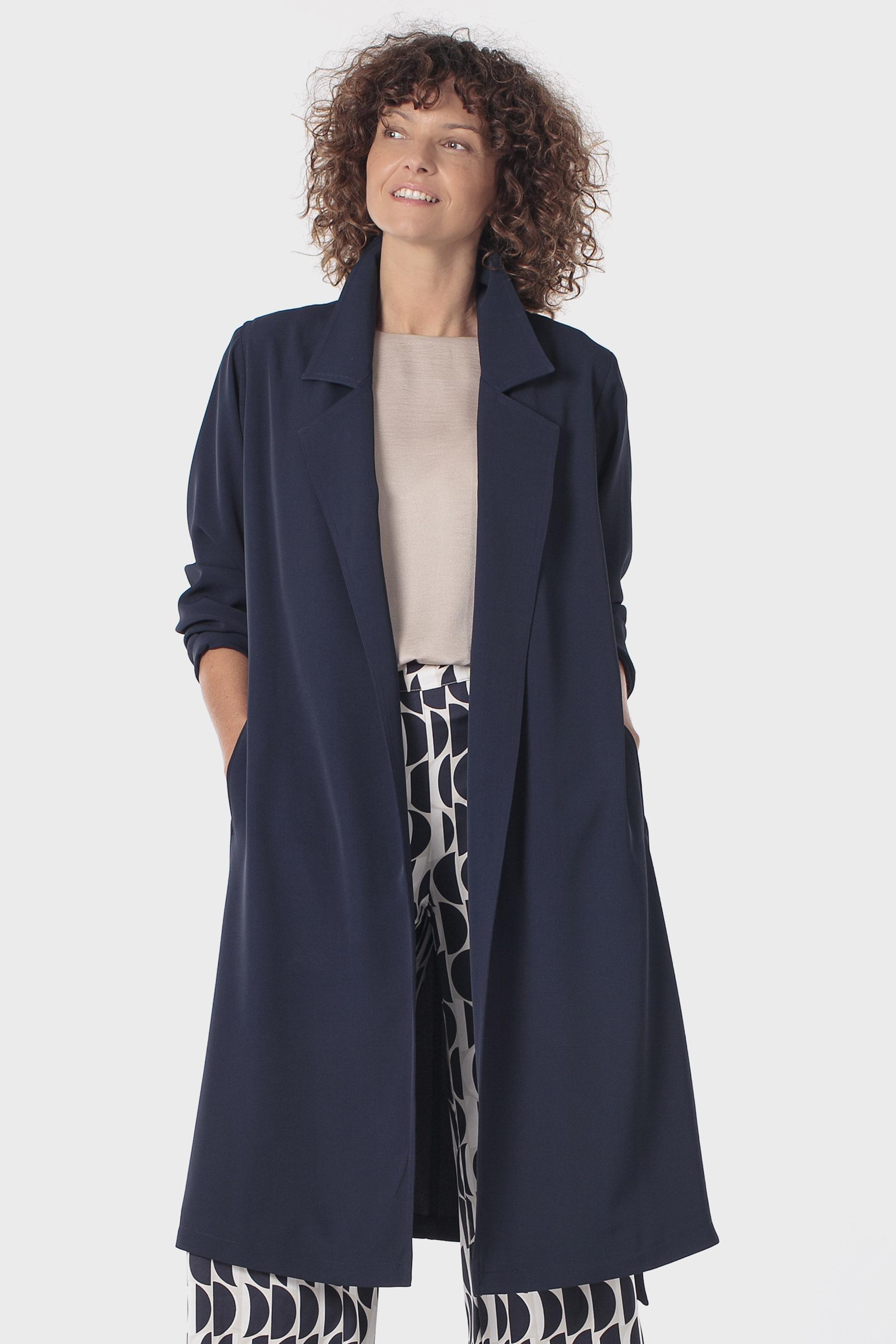 معطف ترنش كحلي, Blue Navy, large image number 1