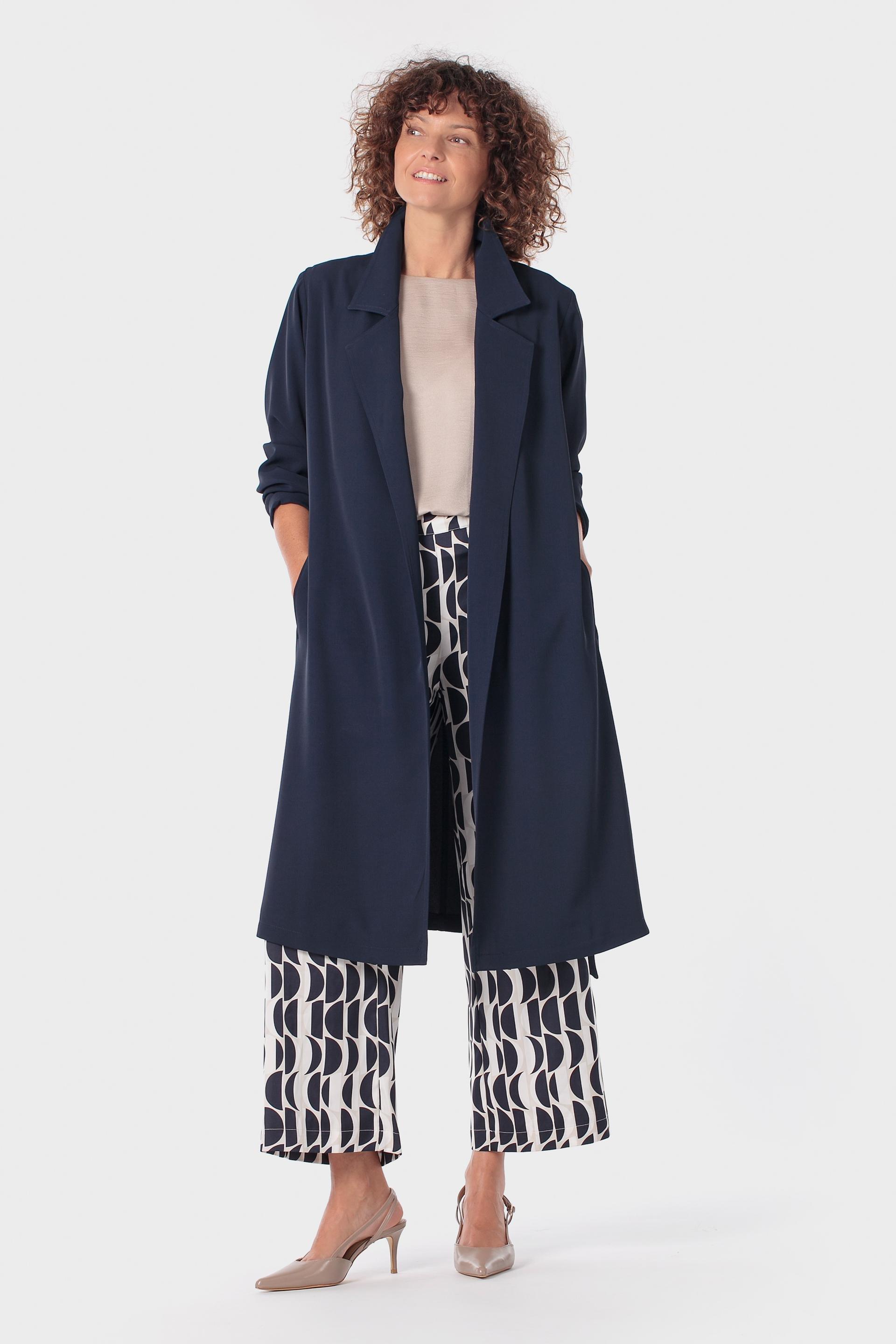 معطف ترنش كحلي, Blue Navy, large image number 2