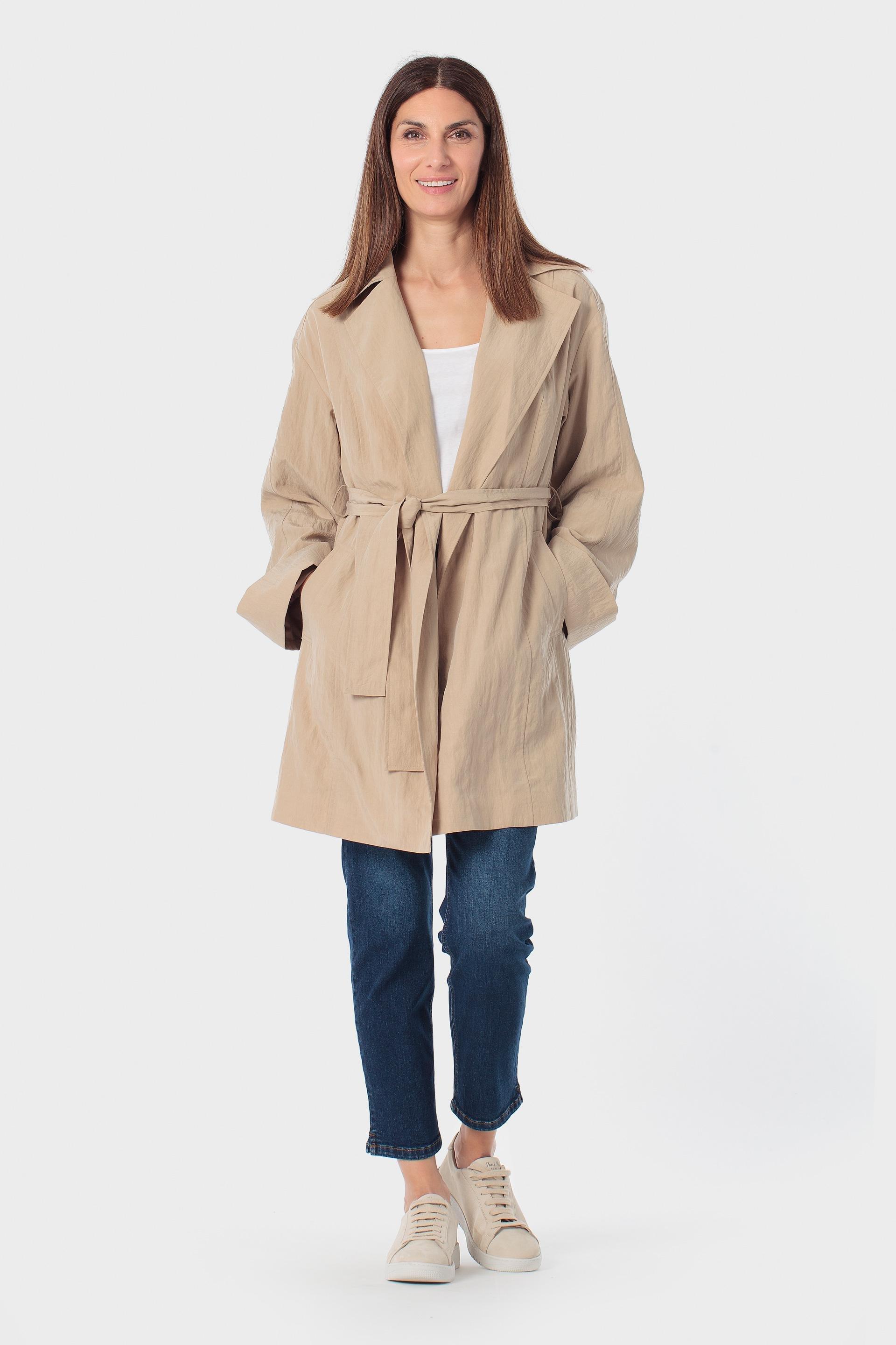 معطف ترنش بيج, Beige, medium