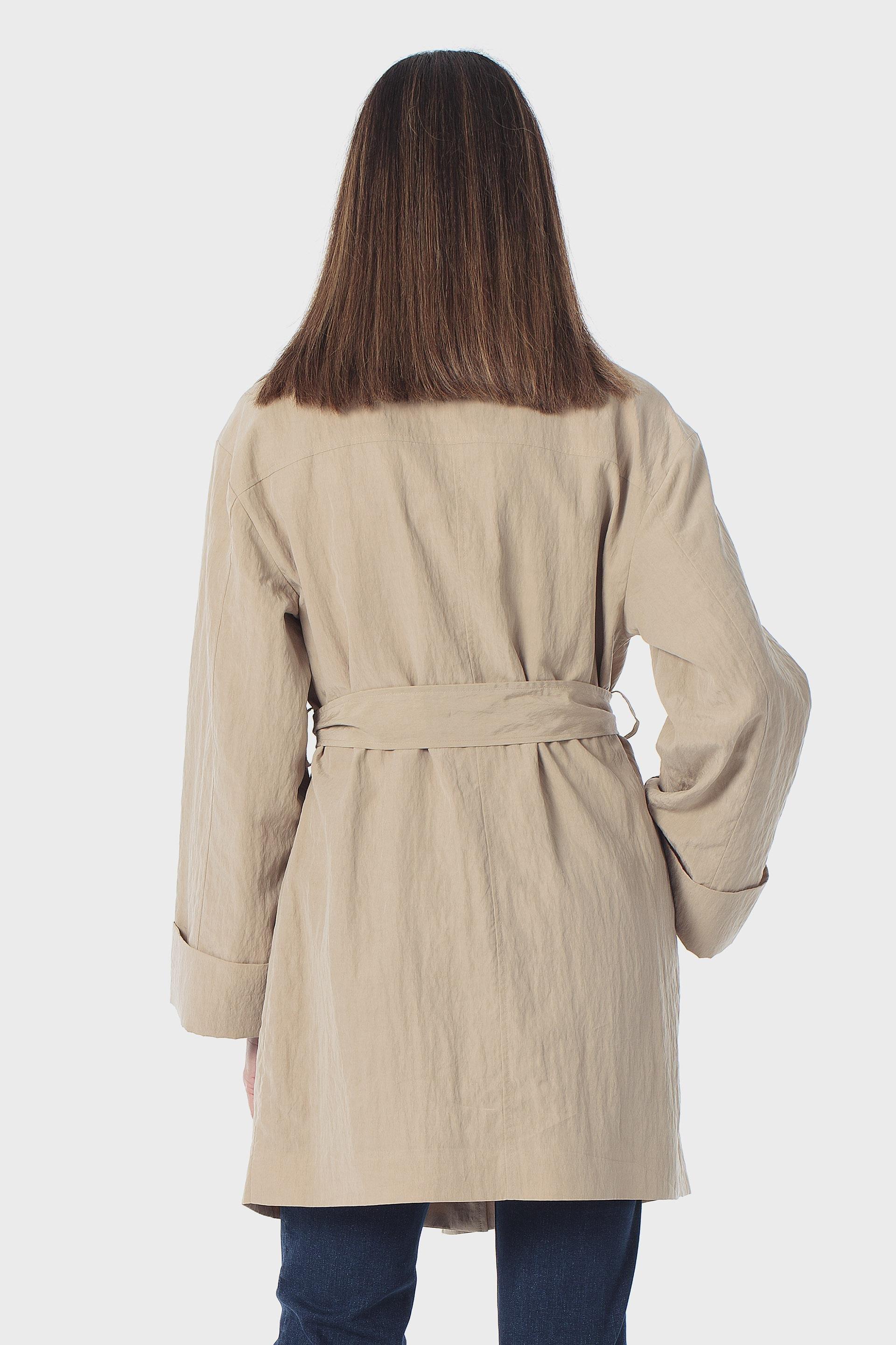 معطف ترنش بيج, Beige, medium