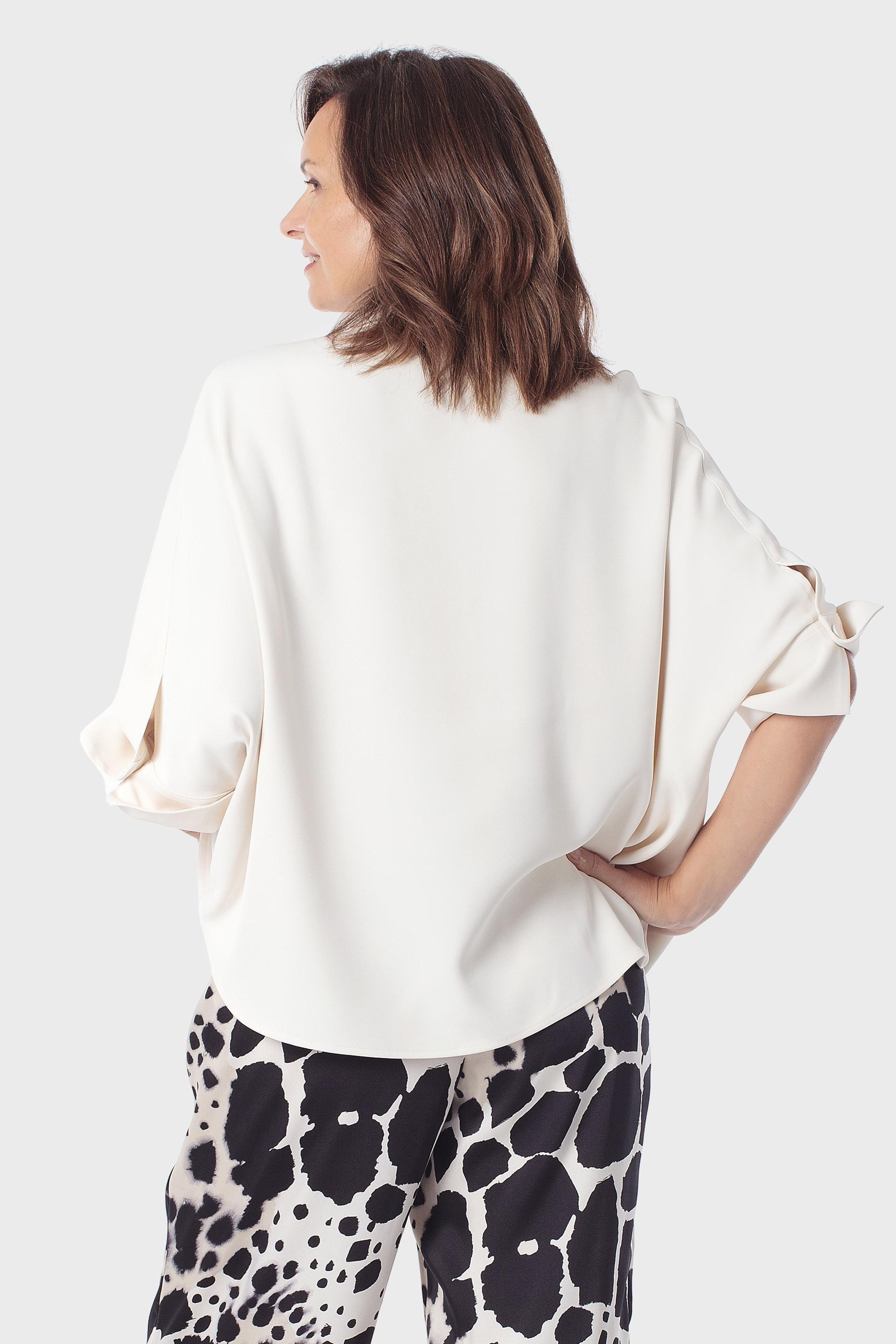 Beige Casual Overshirt, White Off White, large image number 2