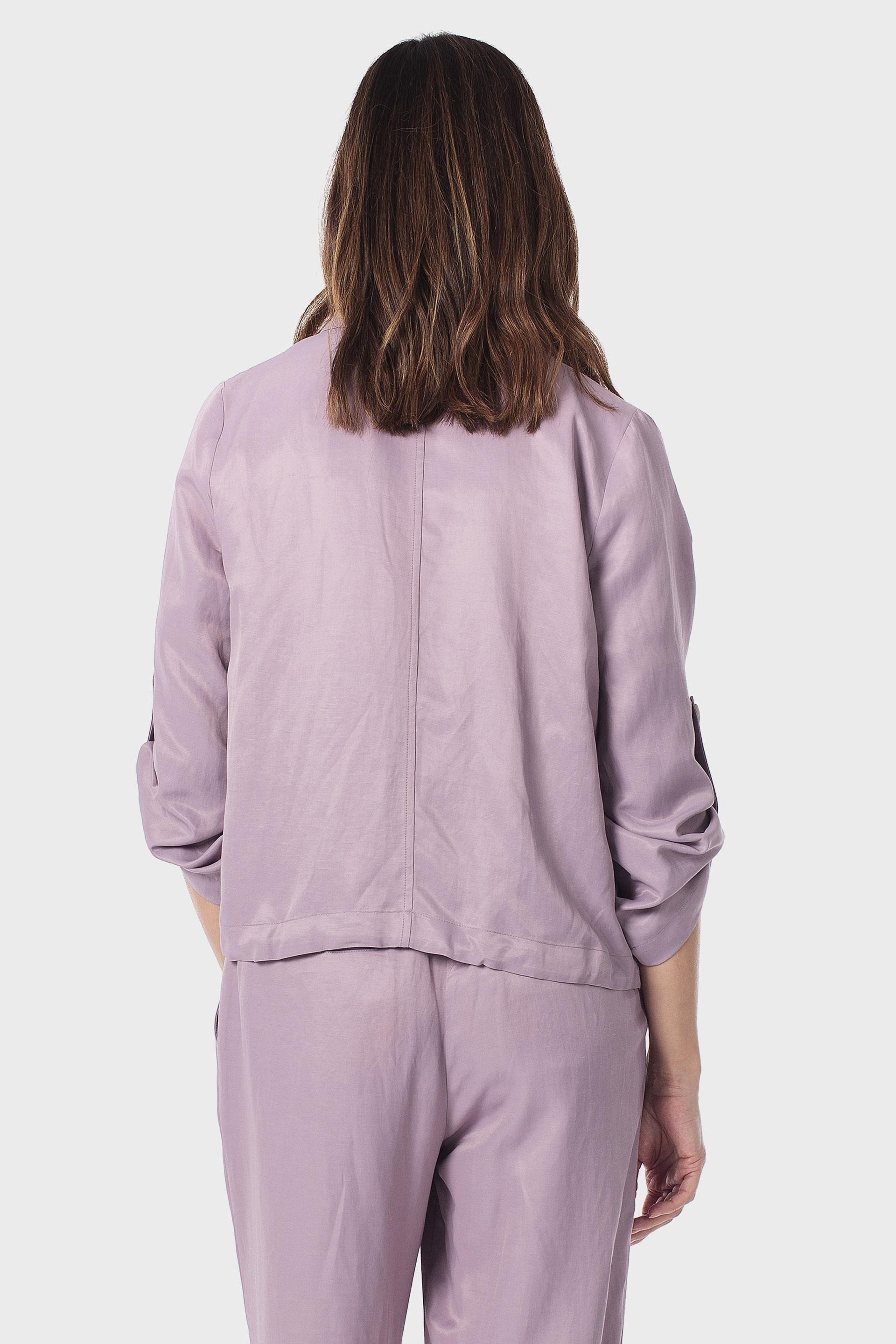 Purple Casual Overshirt, 3701_328, large image number 3