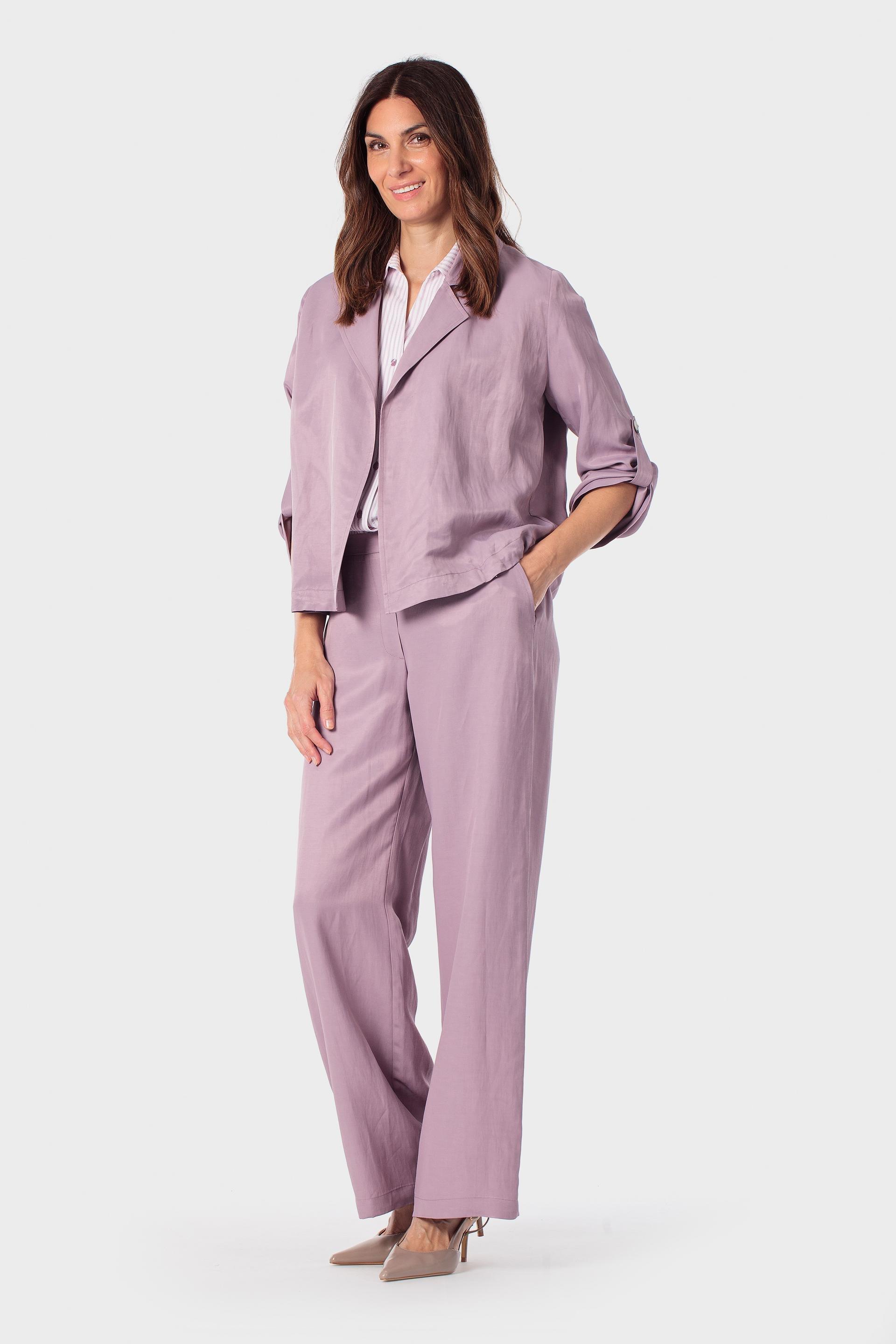 Purple Casual Overshirt, 3701_328, large image number 4