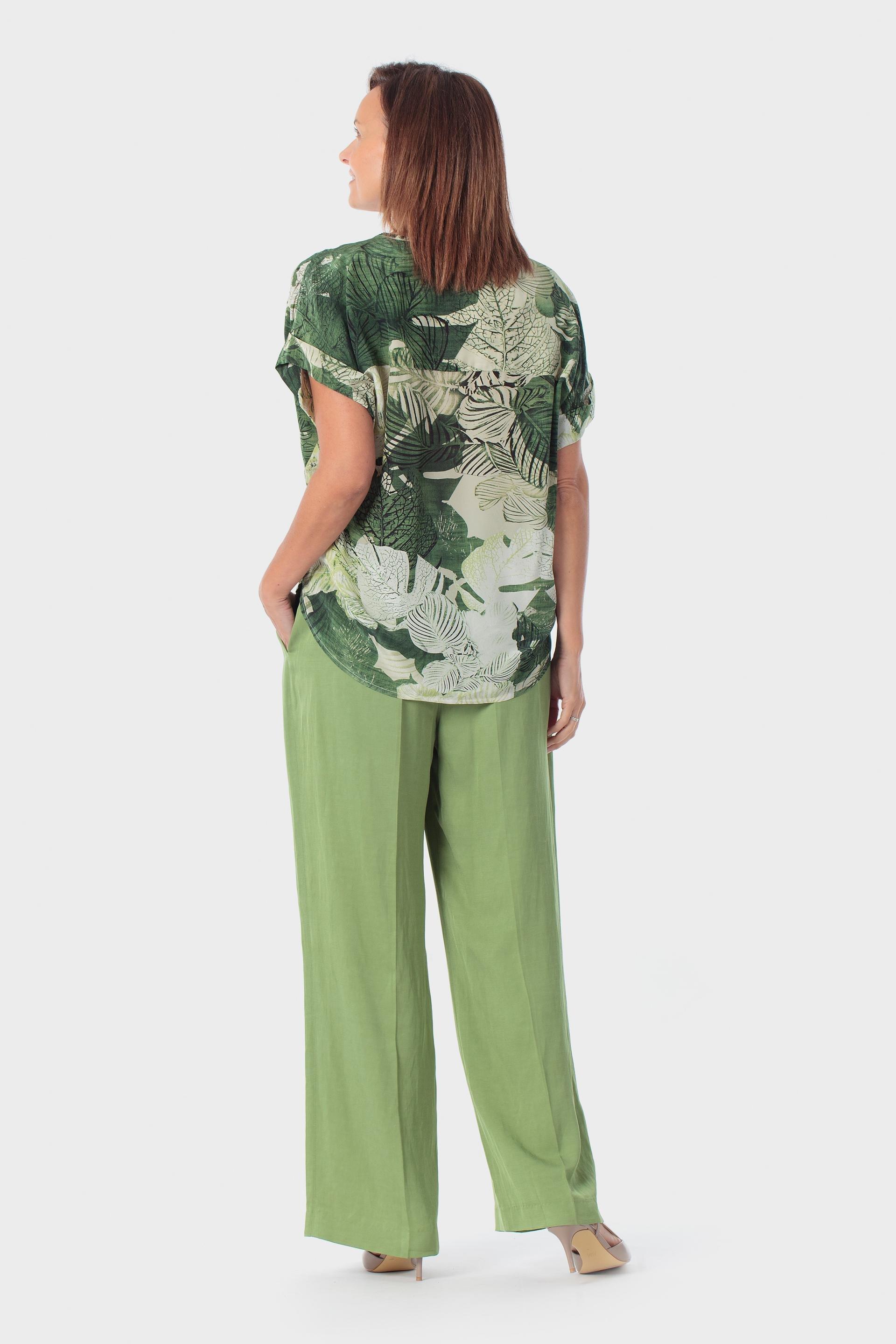 Green Printed Top, Green Forest, large image number 3