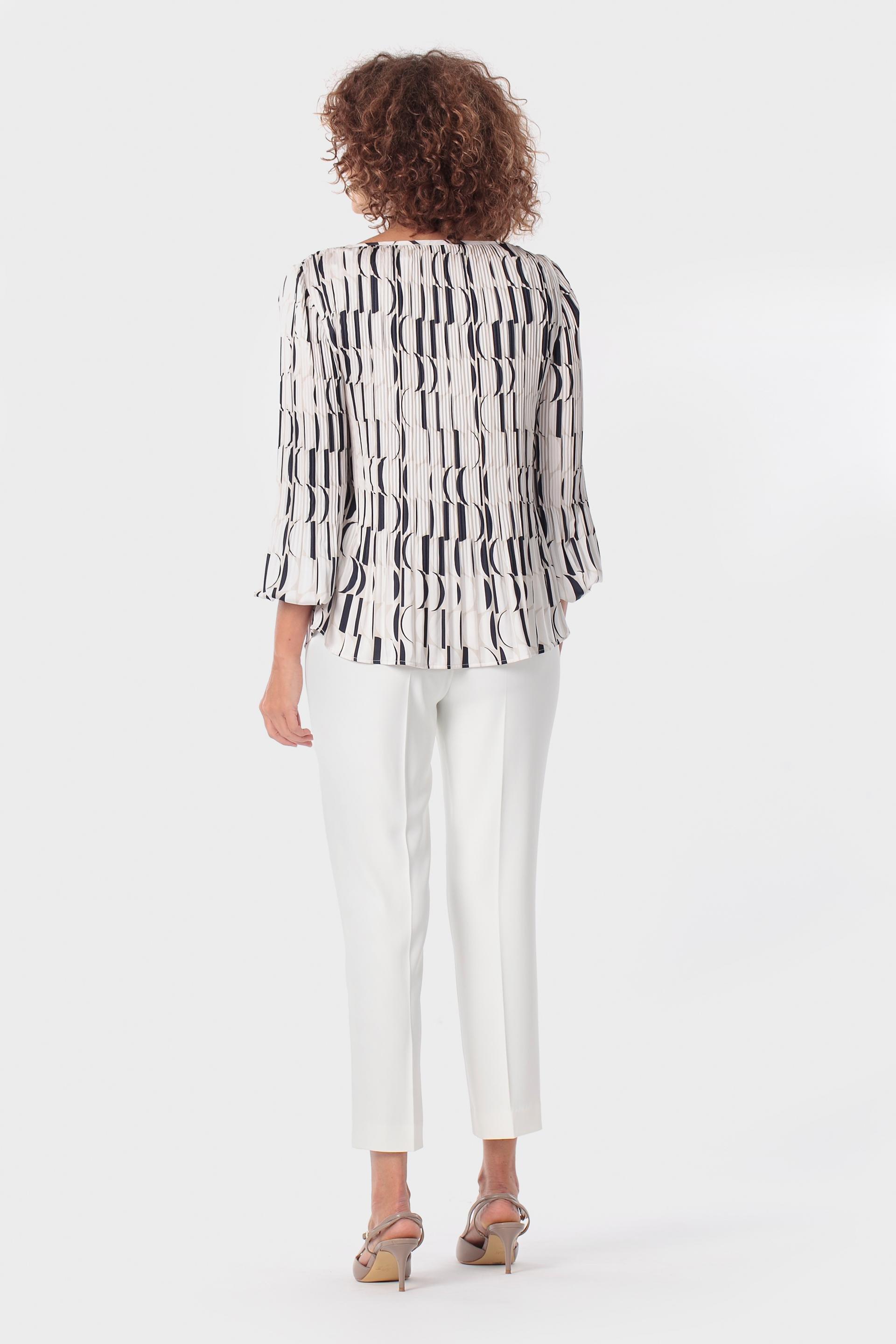 Black Pleated Top, 3701_232, large image number 3