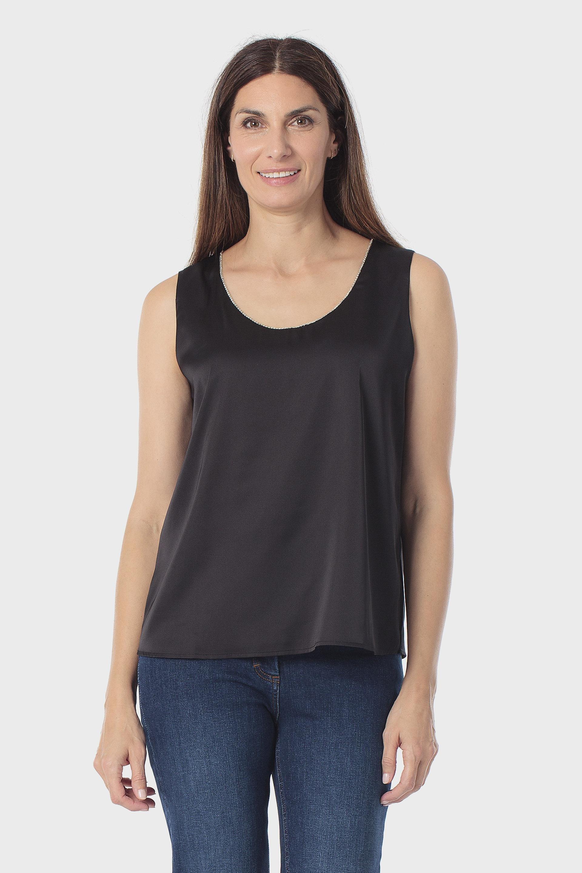 Brown Fantasy Top, Black, medium