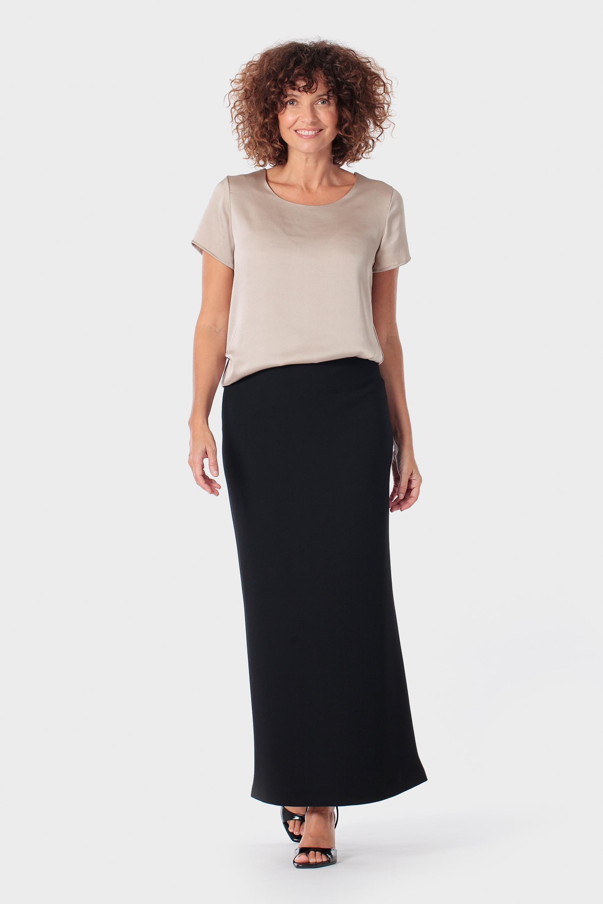 Beige Round Neck Blouse, 3701_129, medium