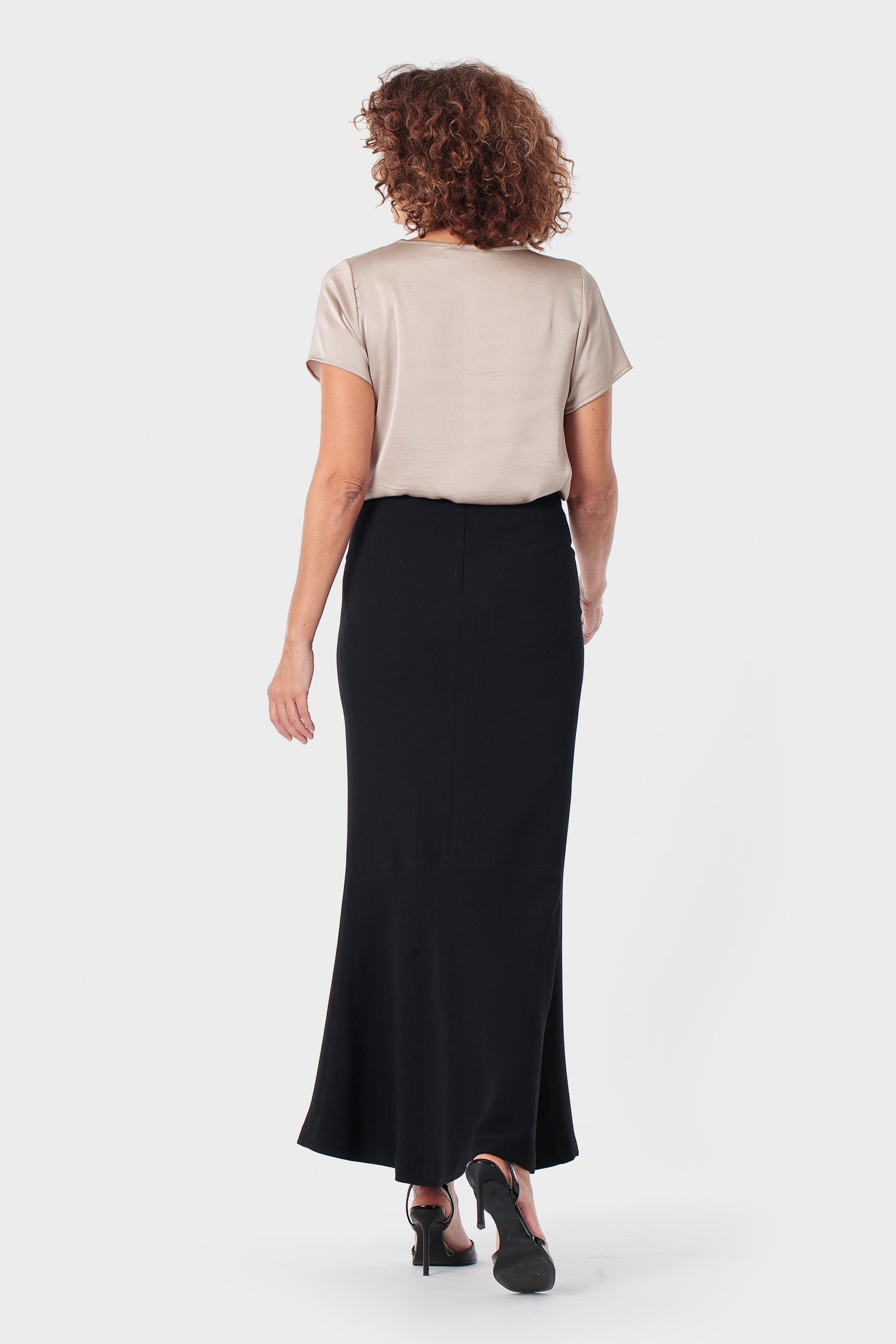 Beige Round Neck Blouse, 3701_129, large image number 3