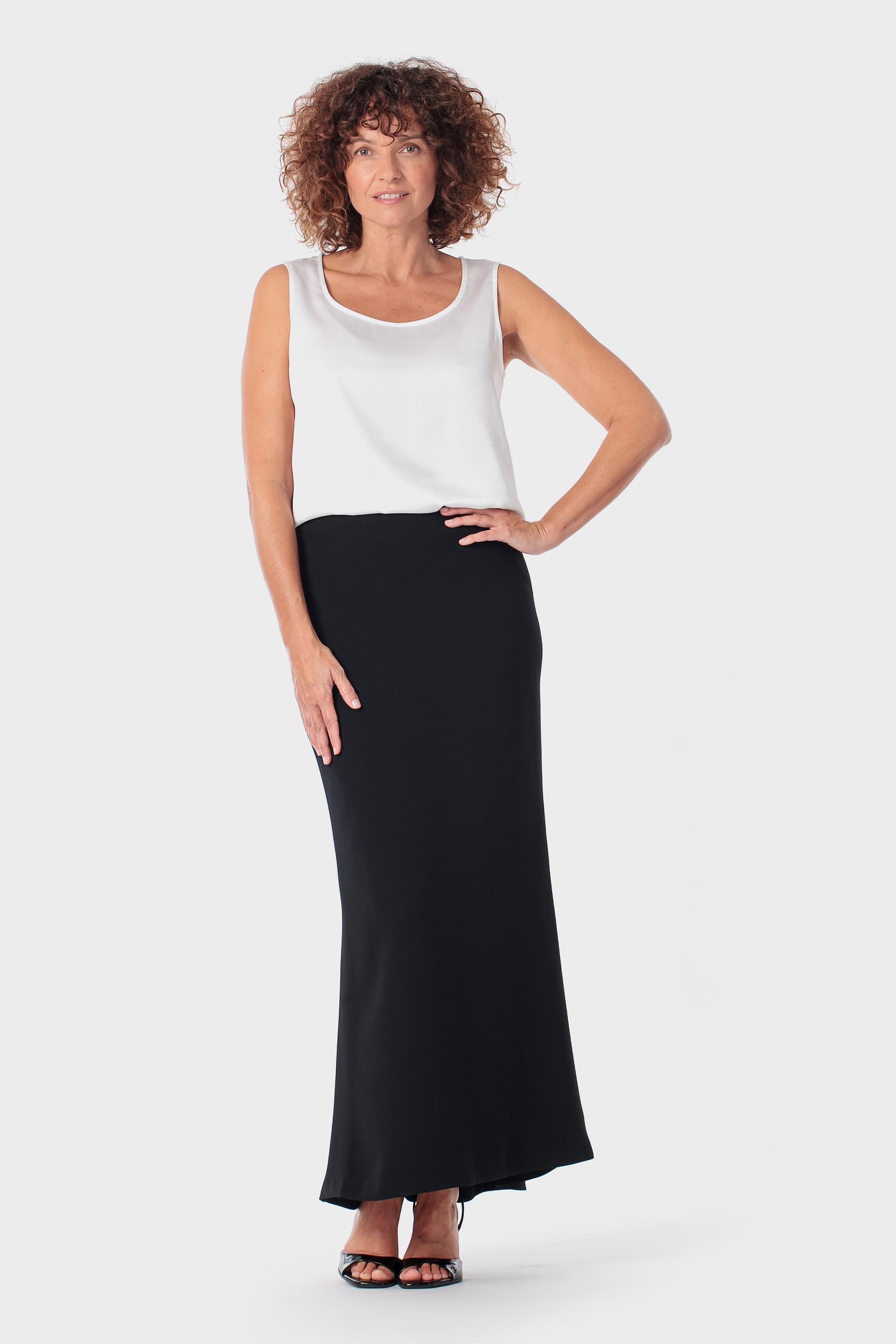 White Sleeveless Top, Beige Talc, medium