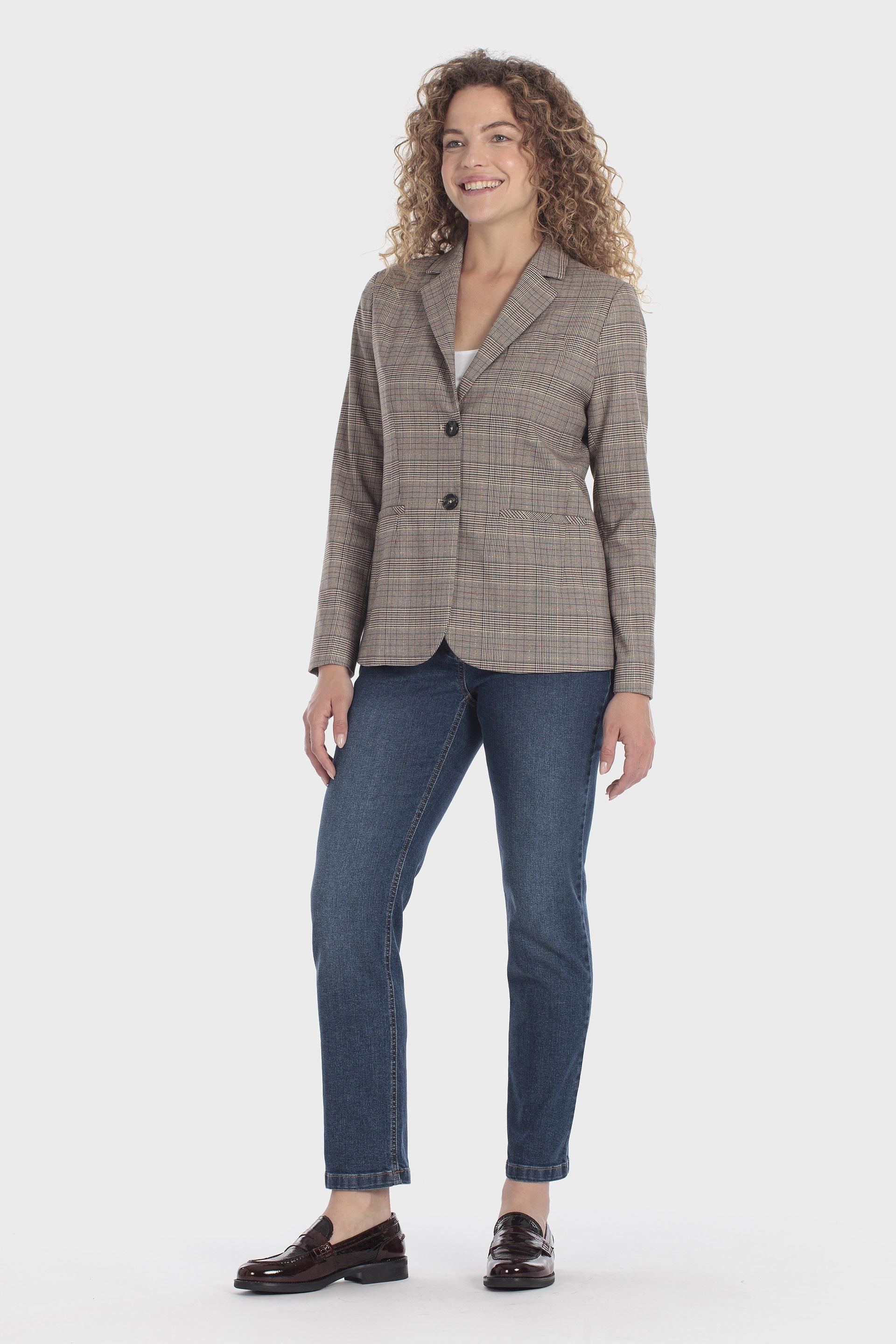 Prince of Wales Check Blazer Beige, Beige, large image number 3