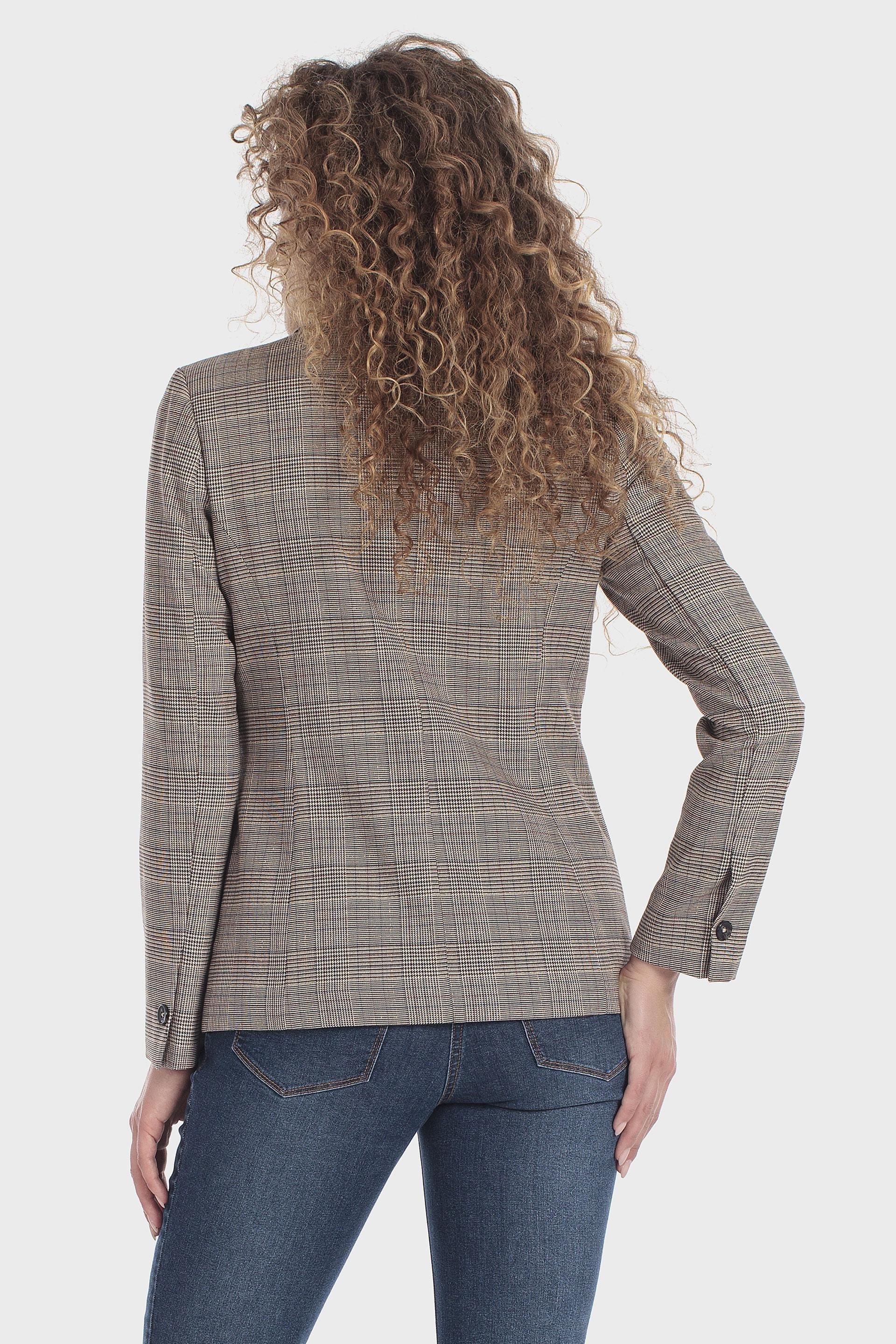 Prince of Wales Check Blazer Beige, Beige, large image number 4