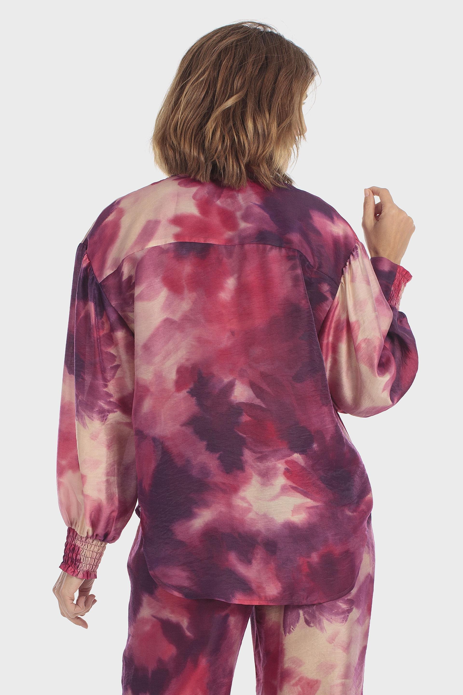 Purple Printed Shirt, Purple Mallow, large image number 2