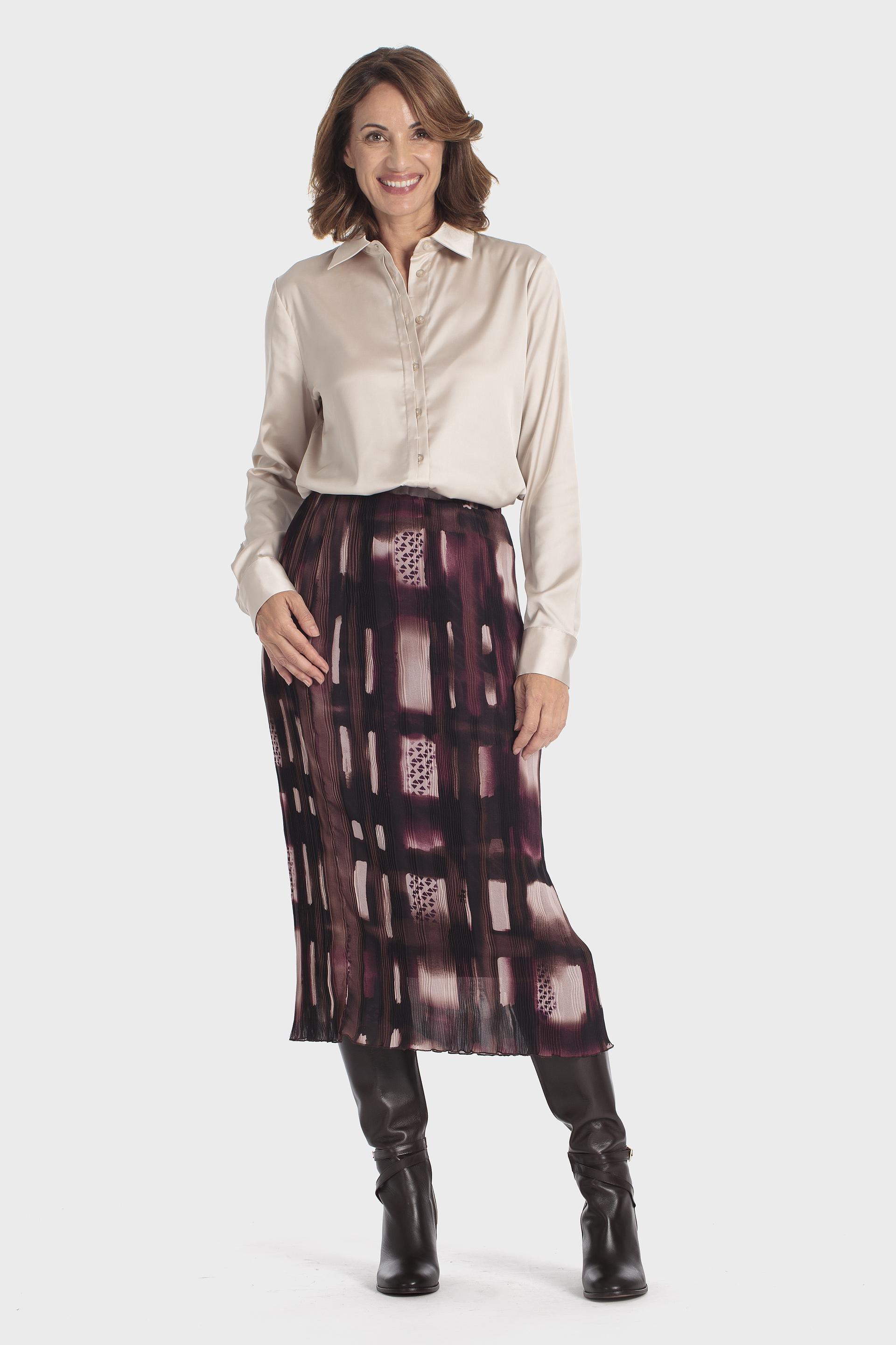 Fantasy Print Shirt Beige, Beige, large image number 1