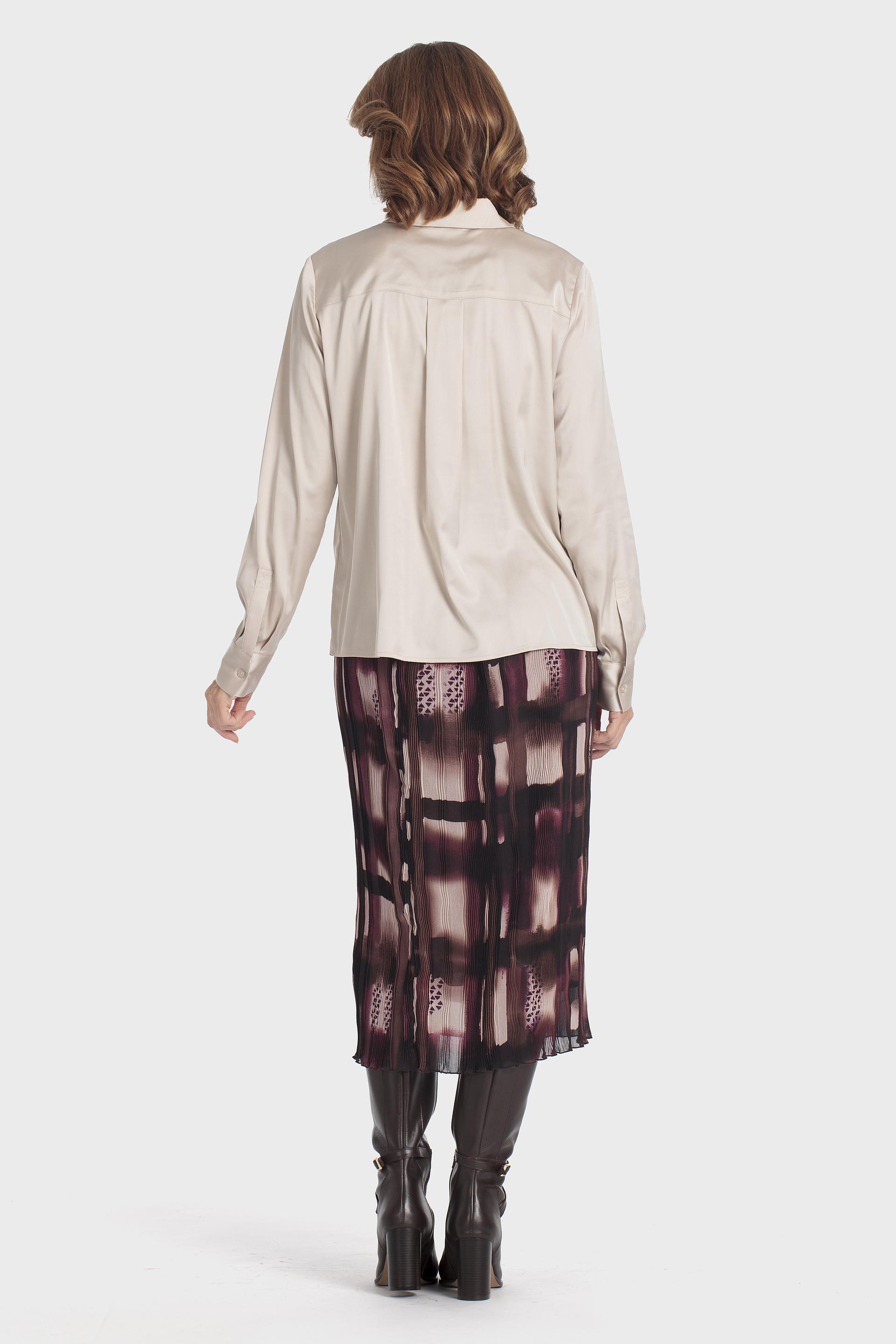 Fantasy Print Shirt Beige, Beige, large image number 3