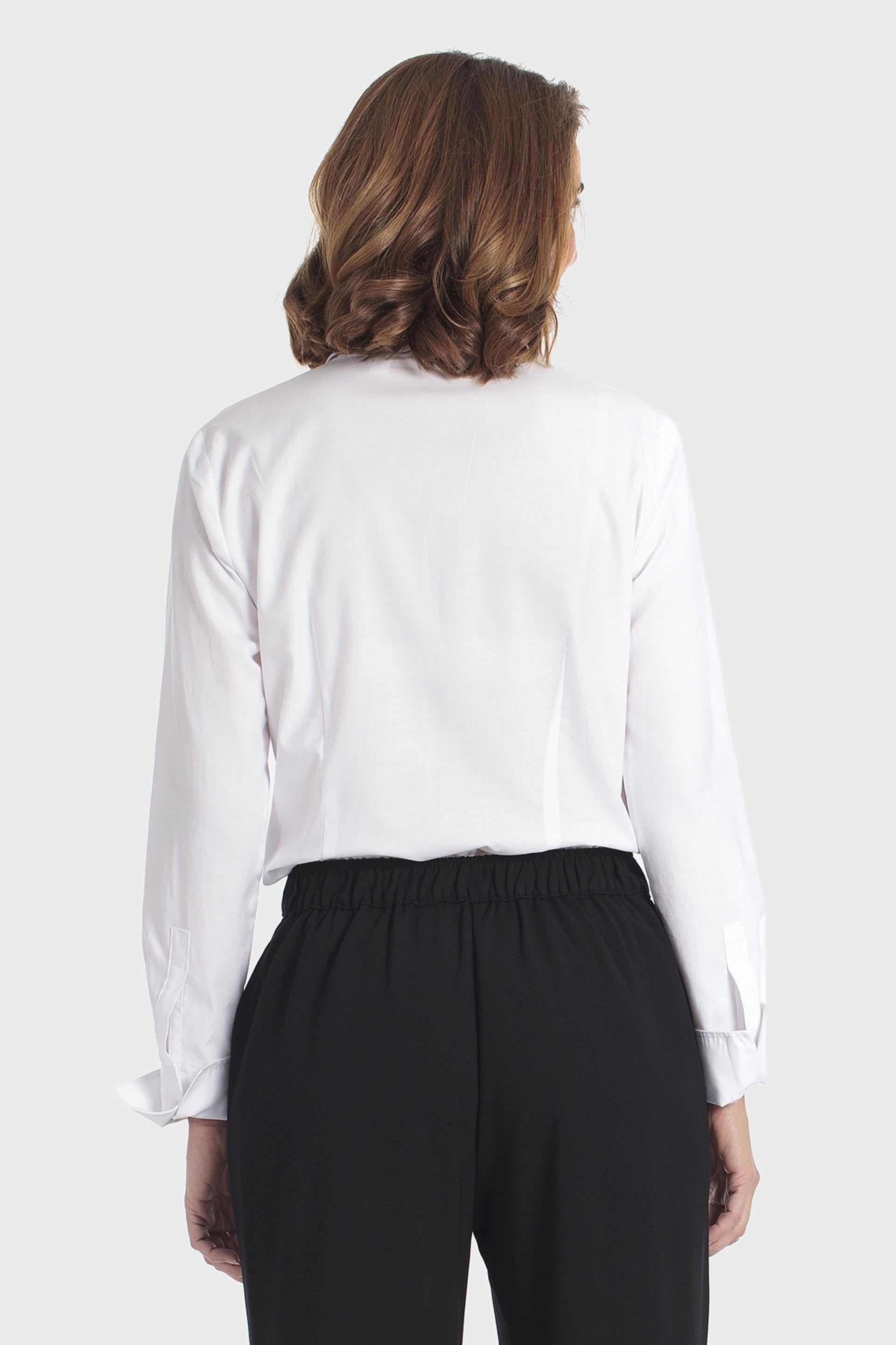 Pure Cotton Shirt White, White, large image number 3