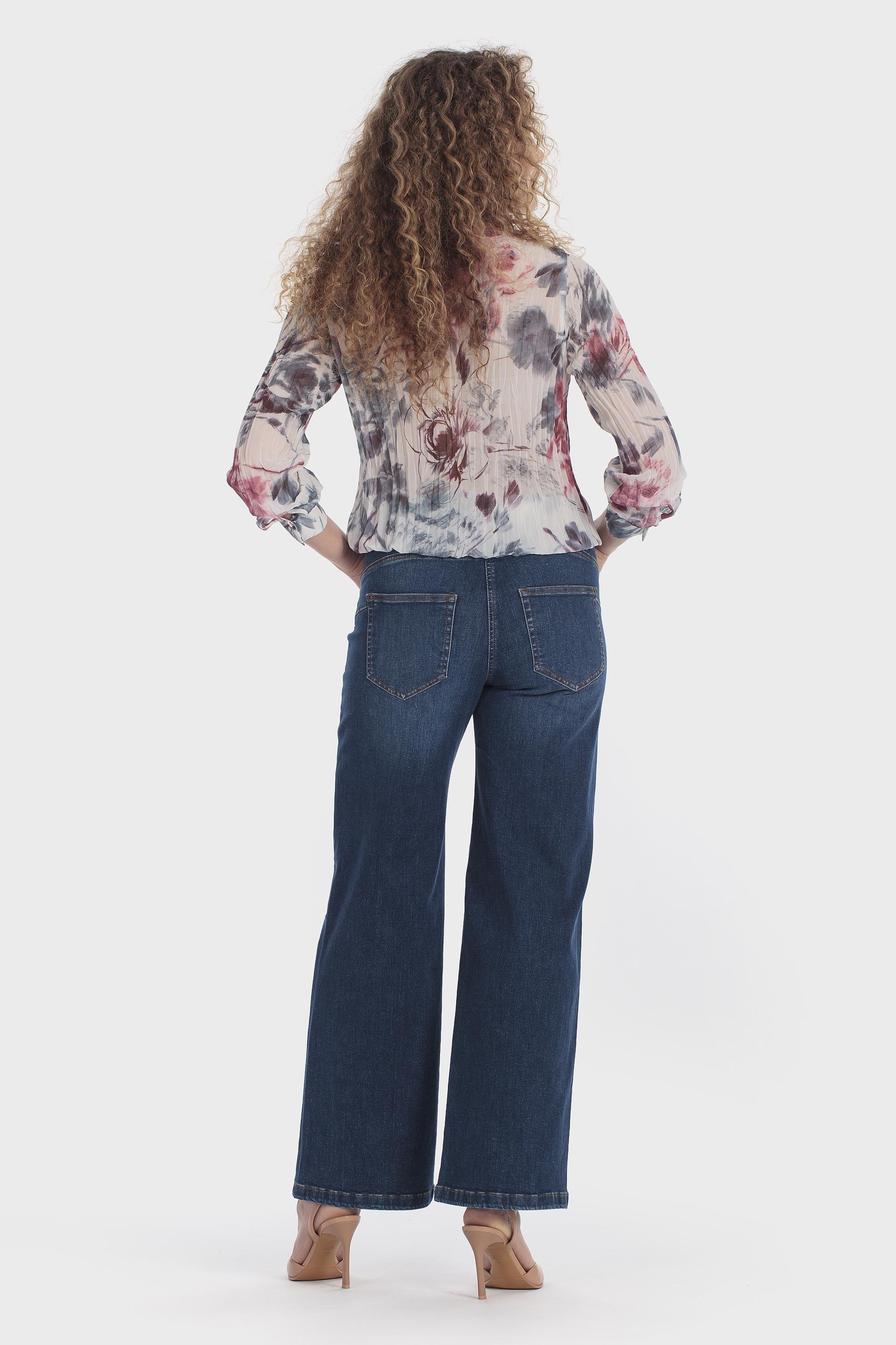Multicolour Printed Pleated Shirt, Red Druby, large image number 3