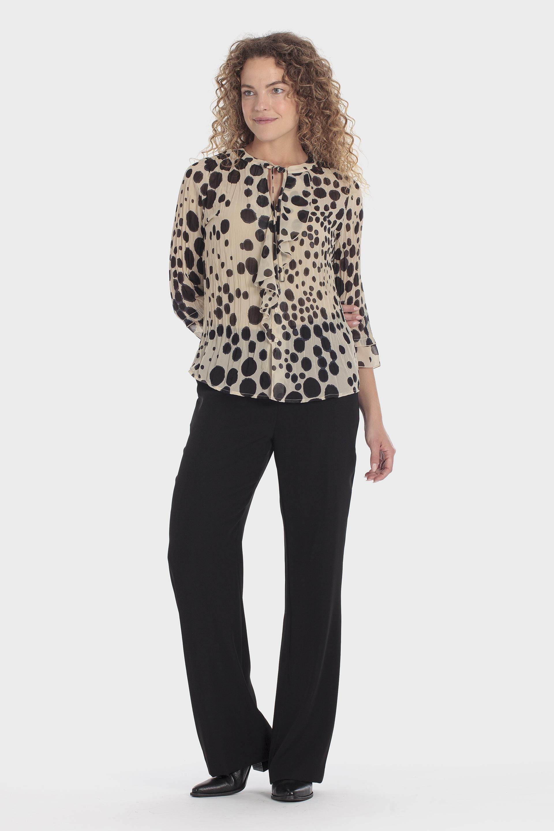 Multicolour Polka Dot Shirt, Beige, large image number 1