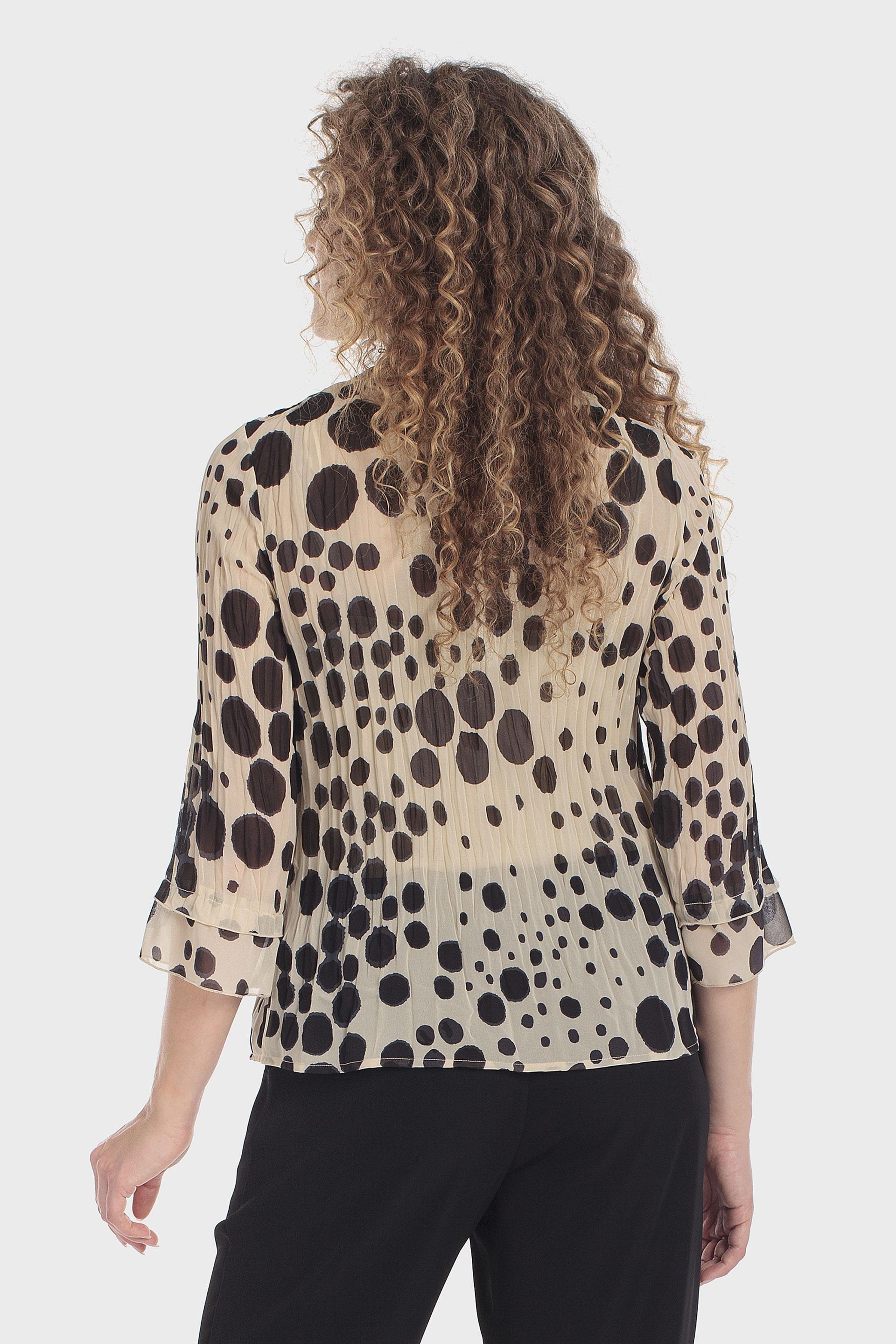 Multicolour Polka Dot Shirt, Beige, large image number 2