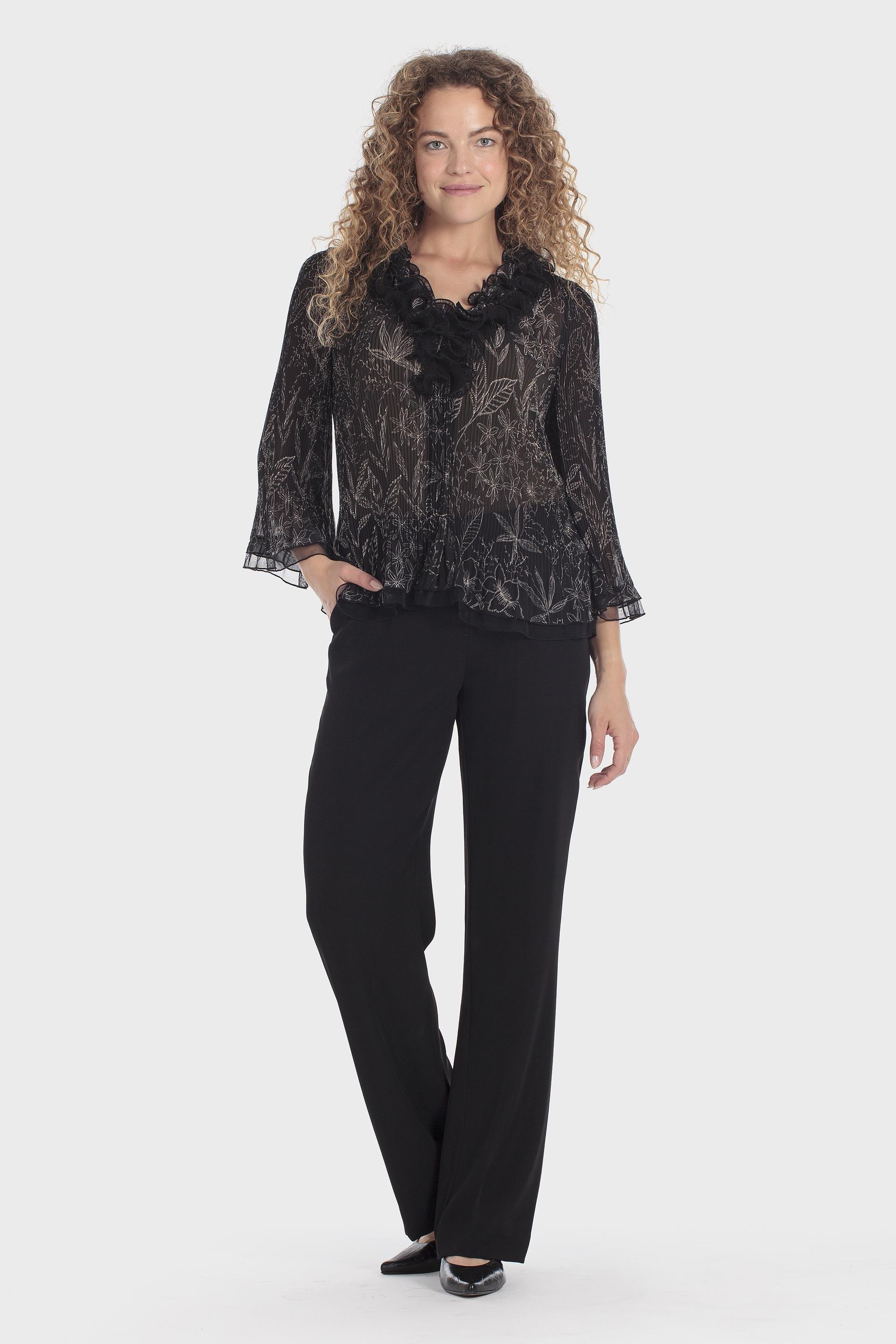 Printed Shirt Black, Black, medium