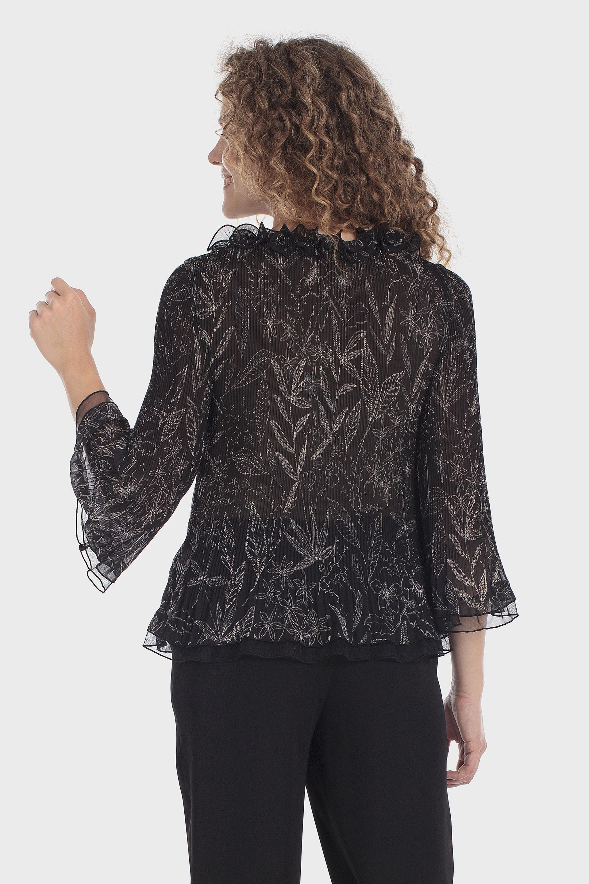 Printed Shirt Black, Black, medium