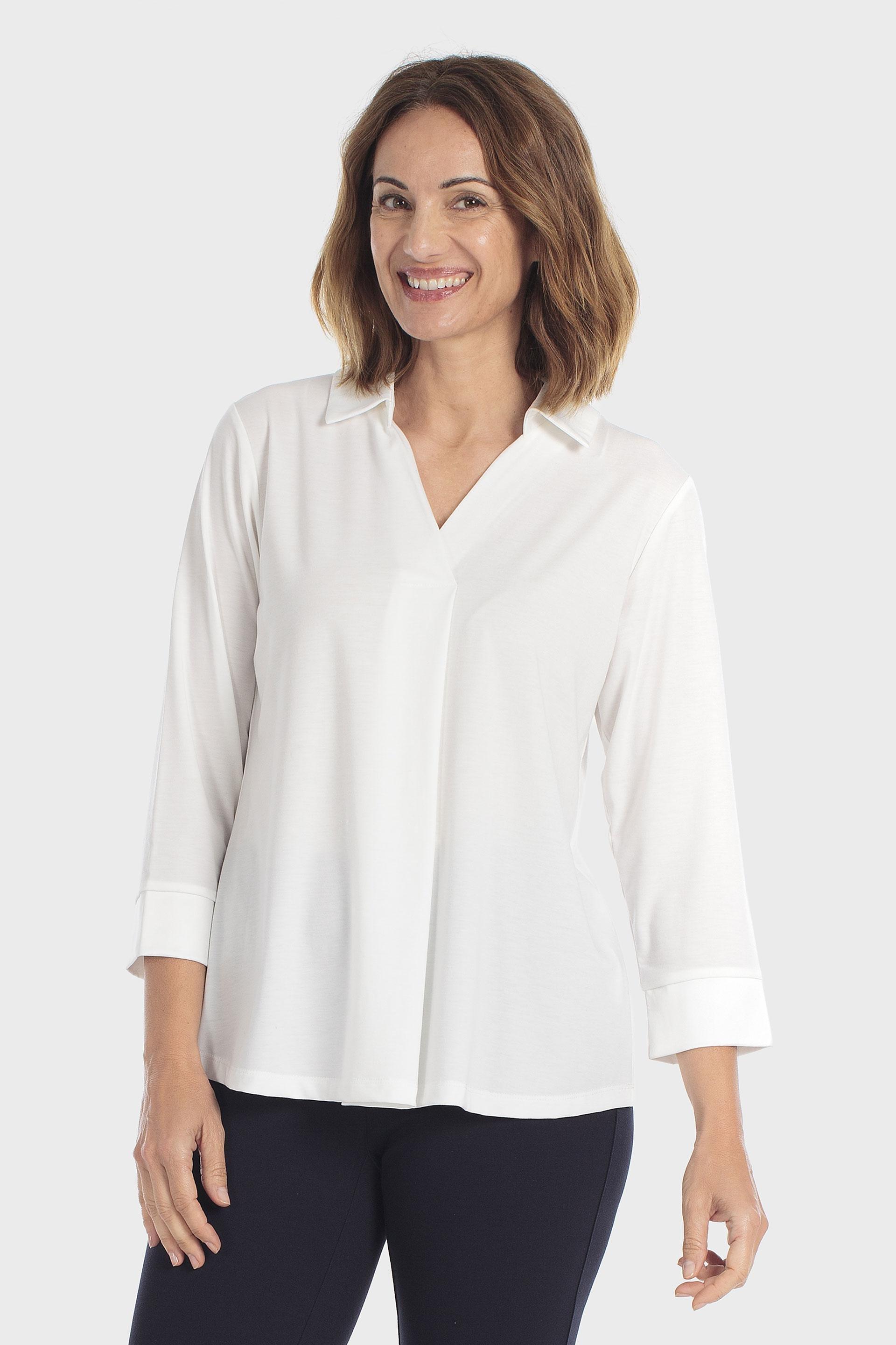 White Polo Shirt, Beige Talc, large image number 0