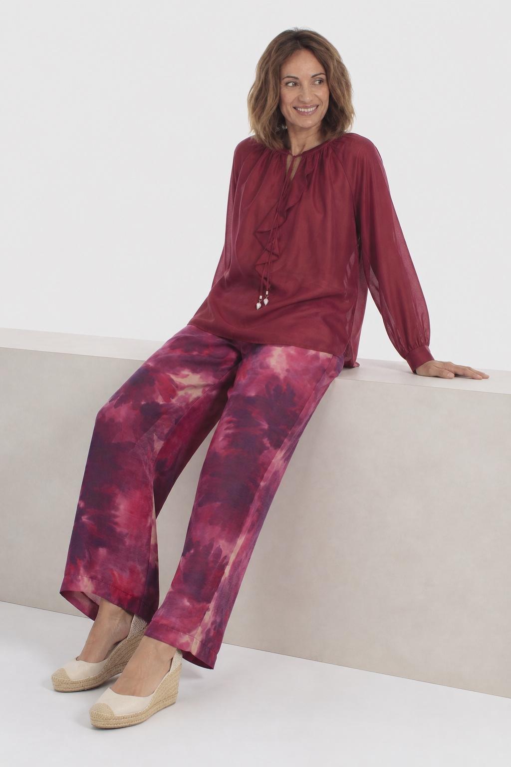 بلوزة فاخرة حمراء, Red Druby, medium