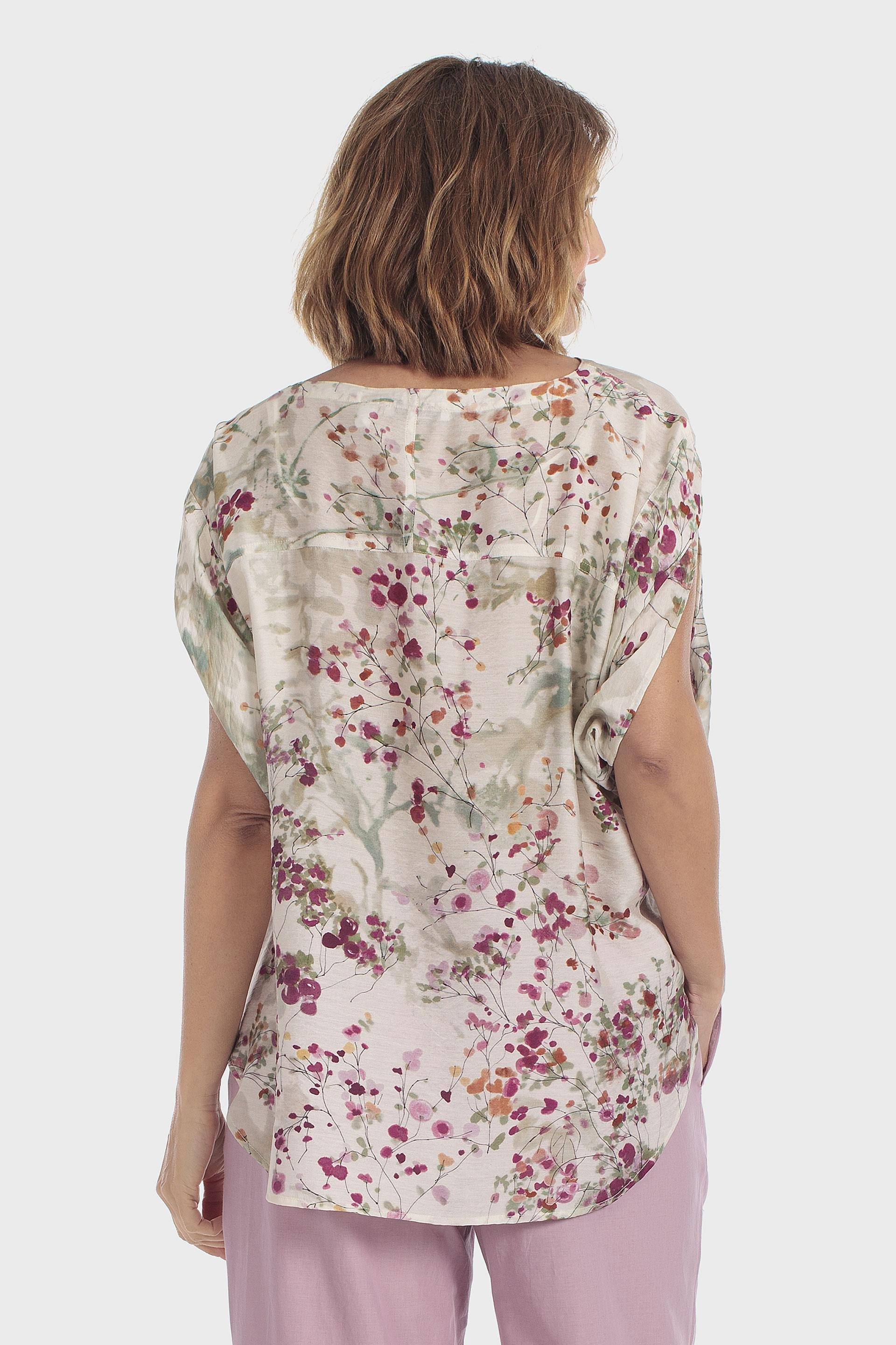 Floral Print Blouse Multicolour, Beige, large image number 2