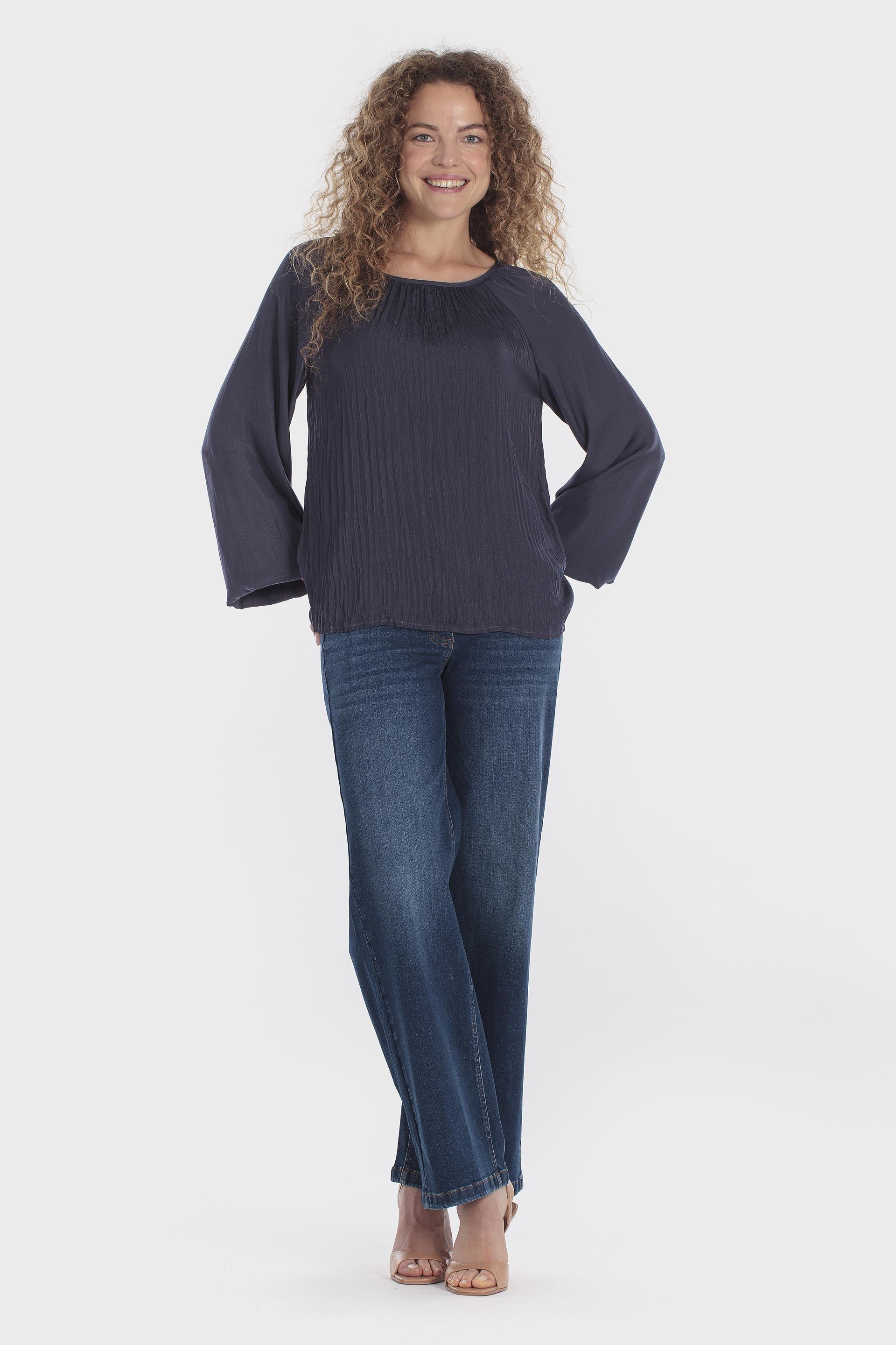 Blue Fancy Blouse, Blue Navy, medium