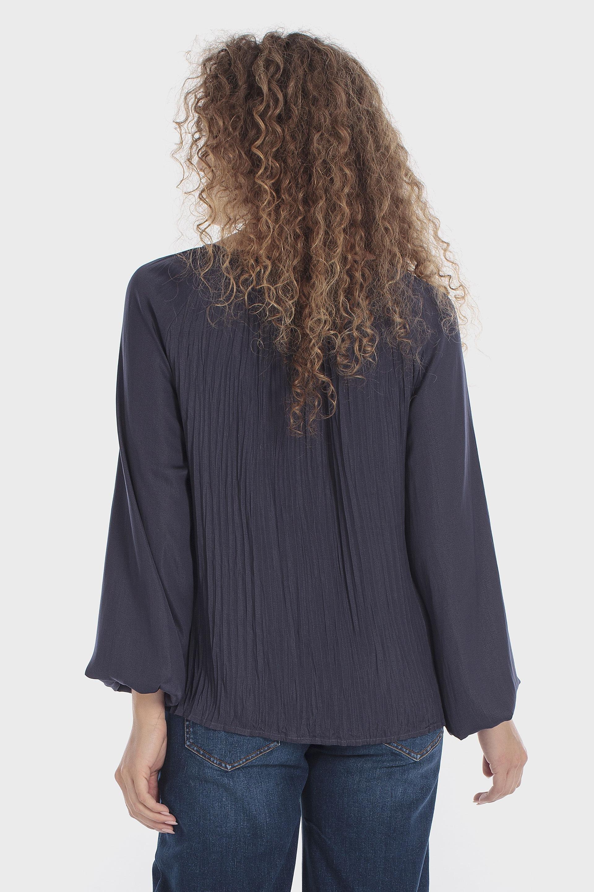 Blue Fancy Blouse, Blue Navy, medium