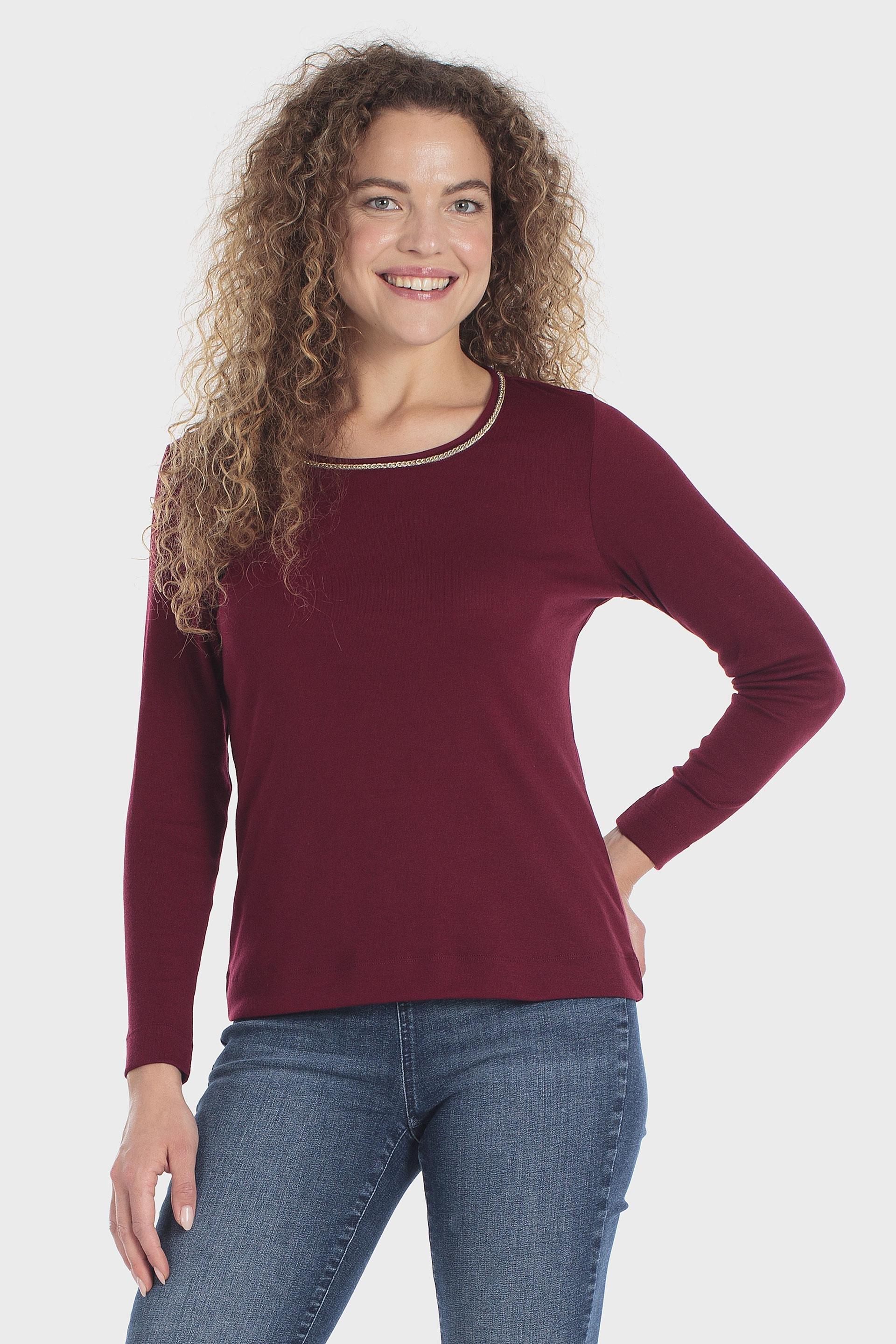 Fantasy Print Shirt Burgundy, Red Dark, medium