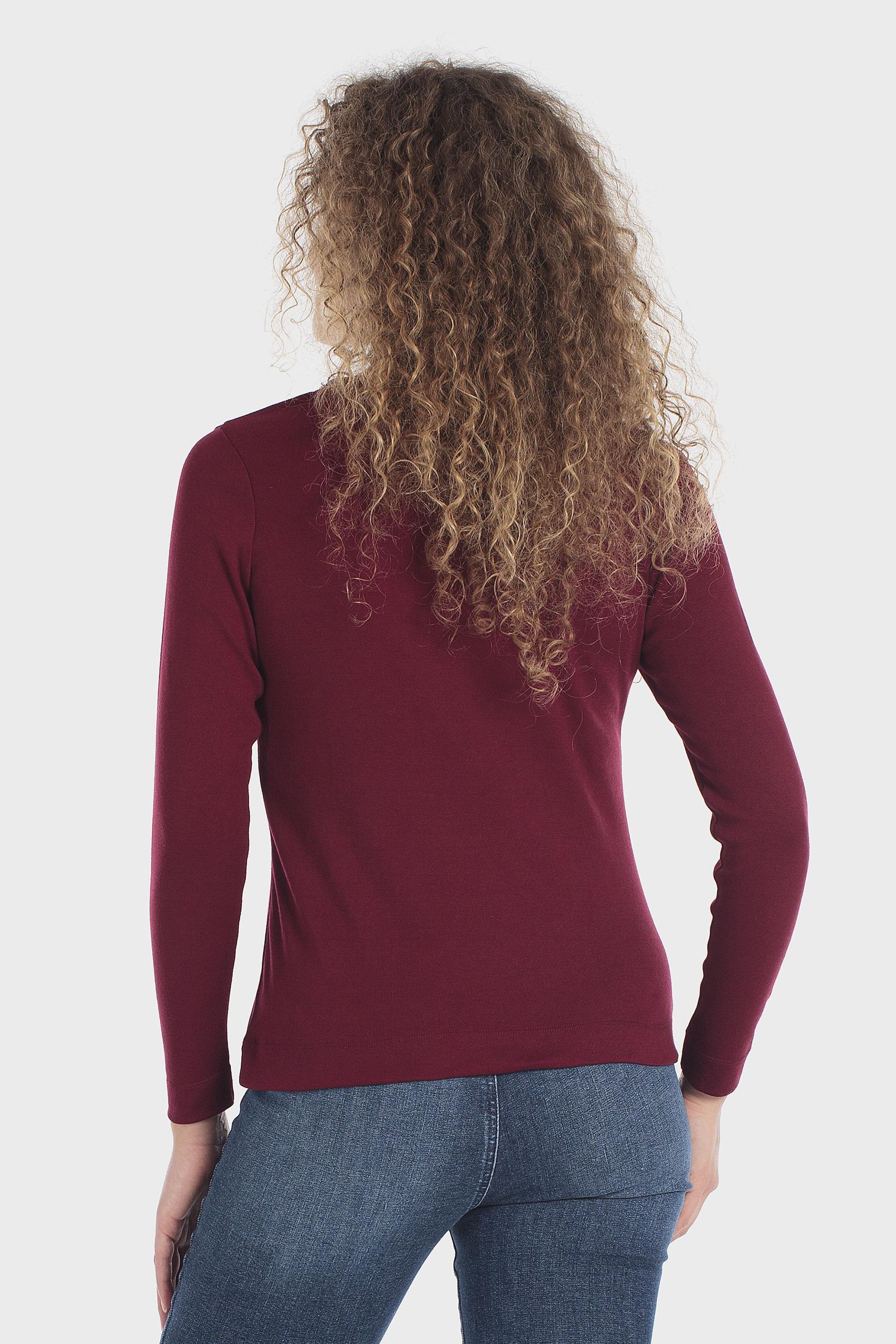 Fantasy Print Shirt Burgundy, Red Dark, large image number 2