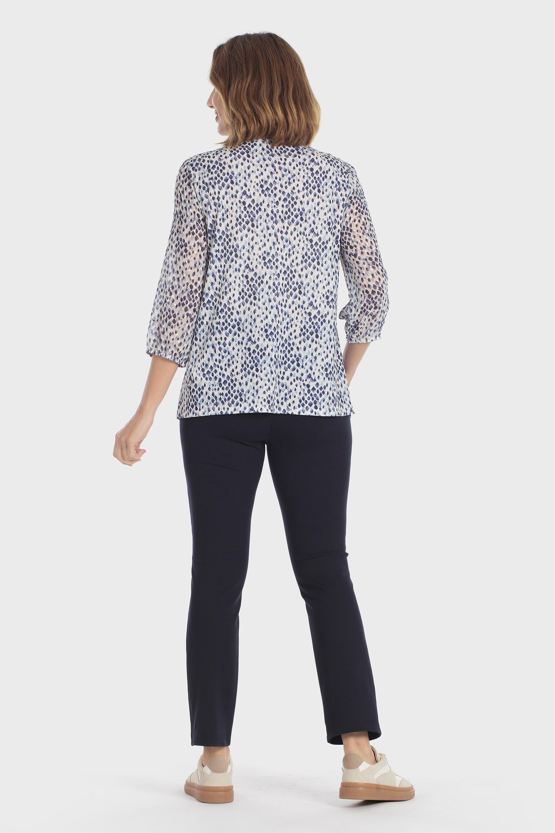 Blue Printed T-Shirt, Blue Cramberry, large image number 3
