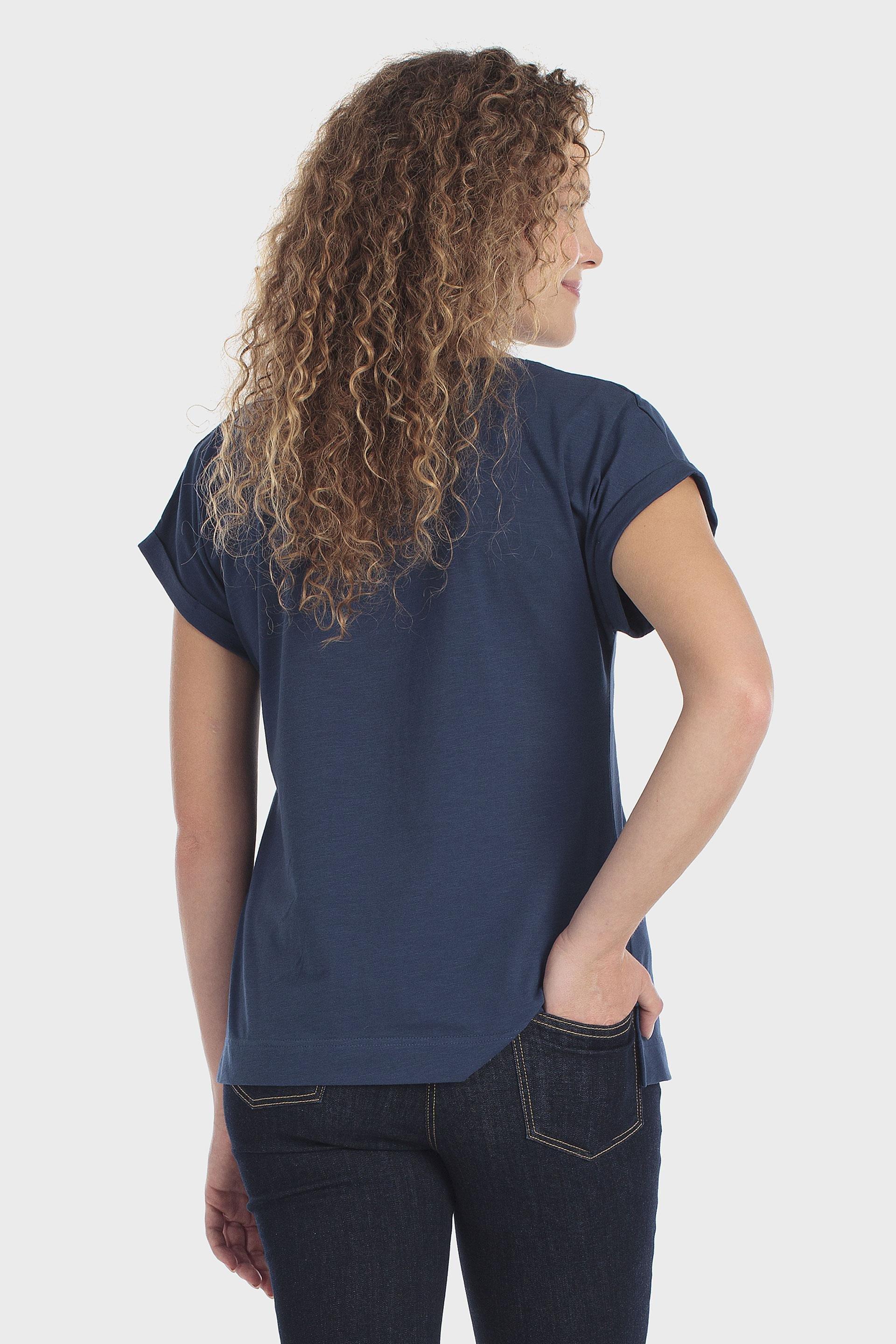 تي شيرت مطرز أزرق, Blue Navy, medium