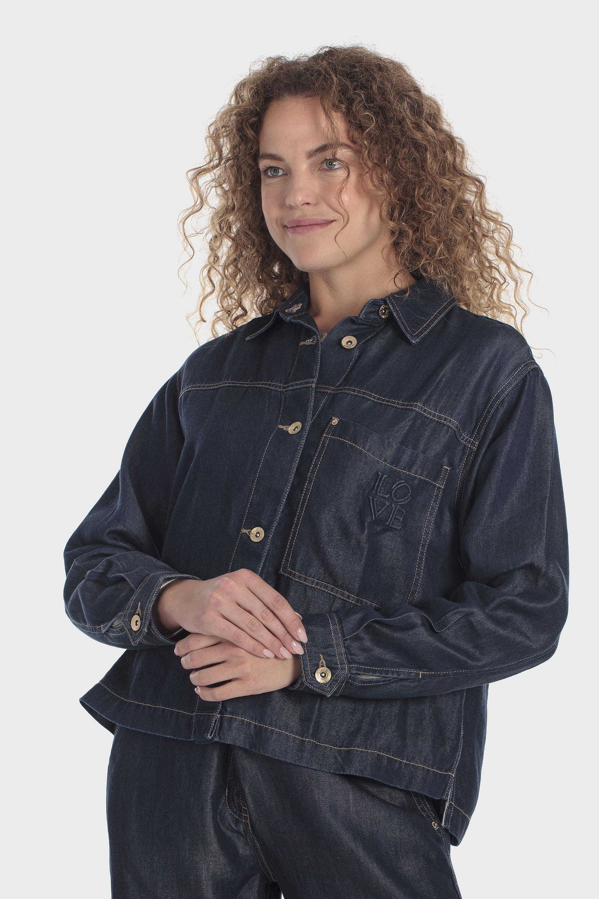 Blue Lyocell Jacket, 3701_397, medium