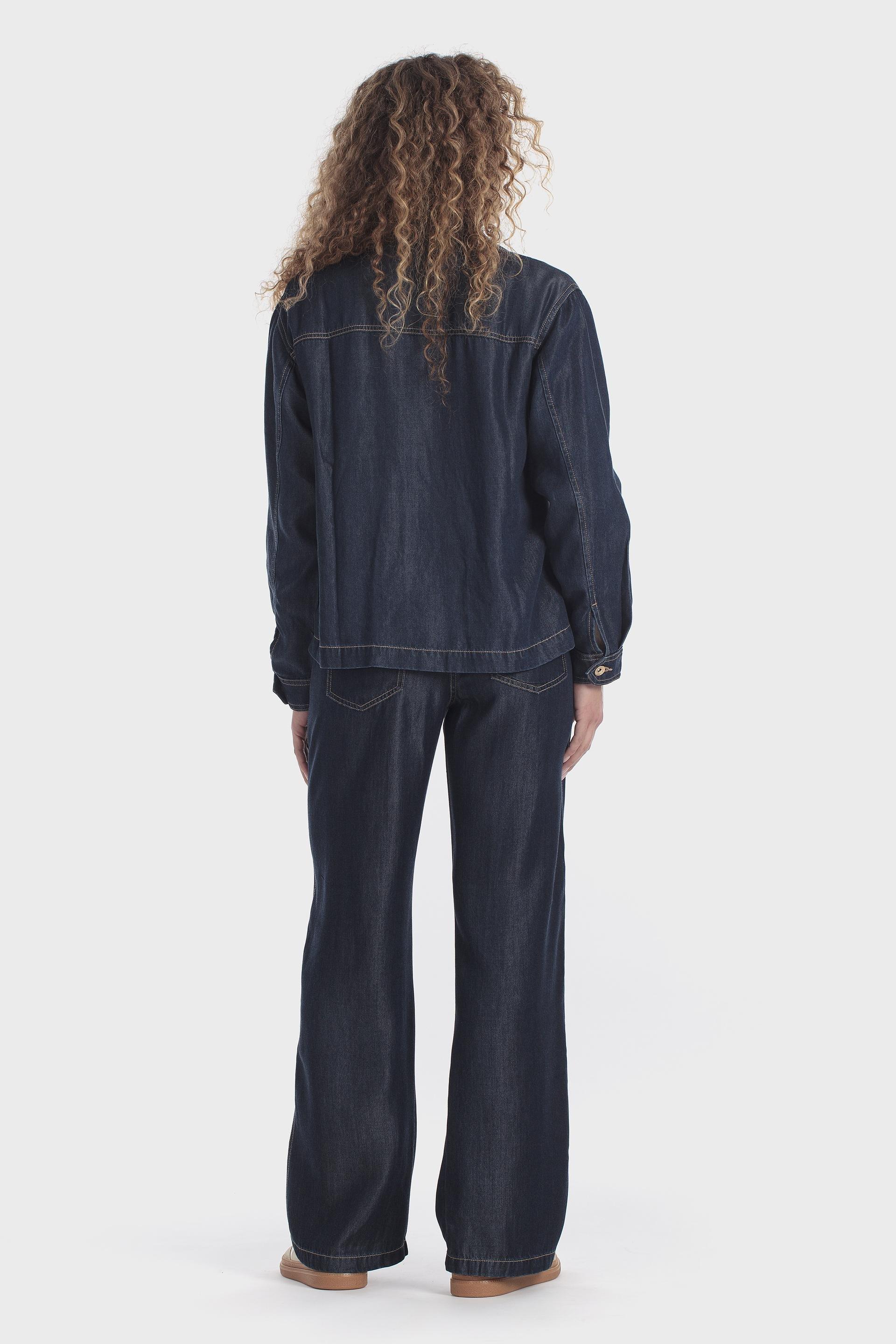 Blue Lyocell Jacket, 3701_397, large image number 5