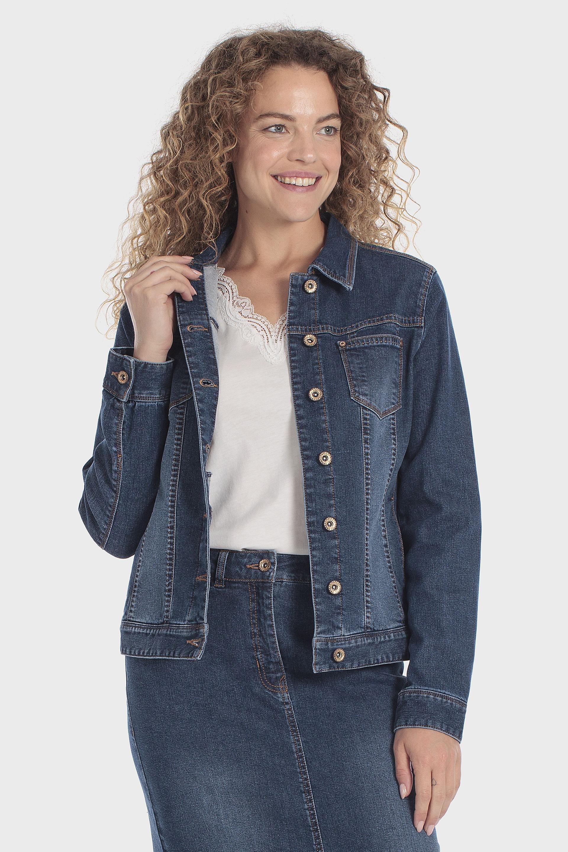 Blue Denim Jacket, Blue Denim, large image number 0
