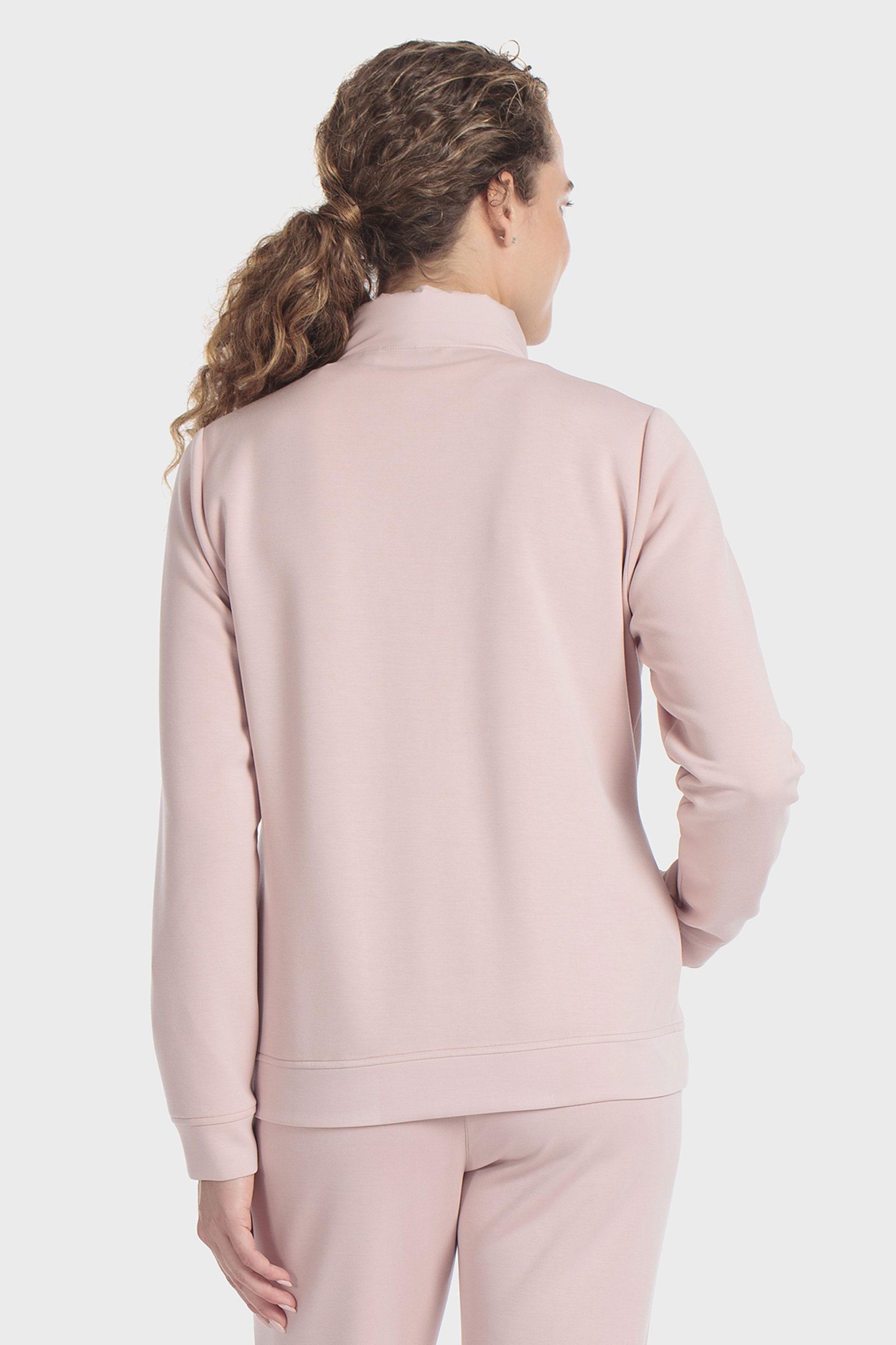 Funnel Neck Jacket Pink, Pink Petal, large image number 3