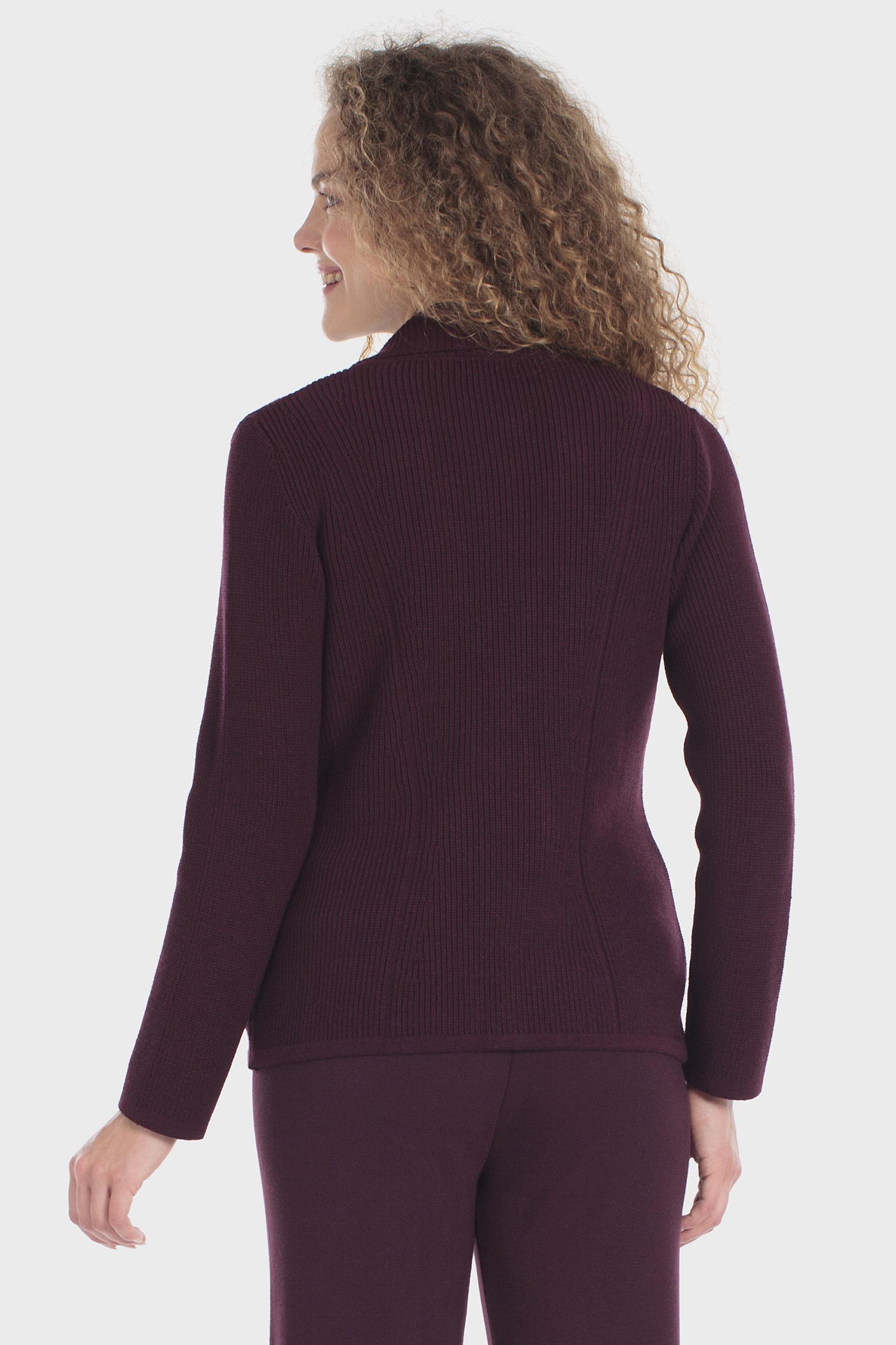 Criss-Cross Double-Breasted Jacket Purple, Purple Mulberry, medium