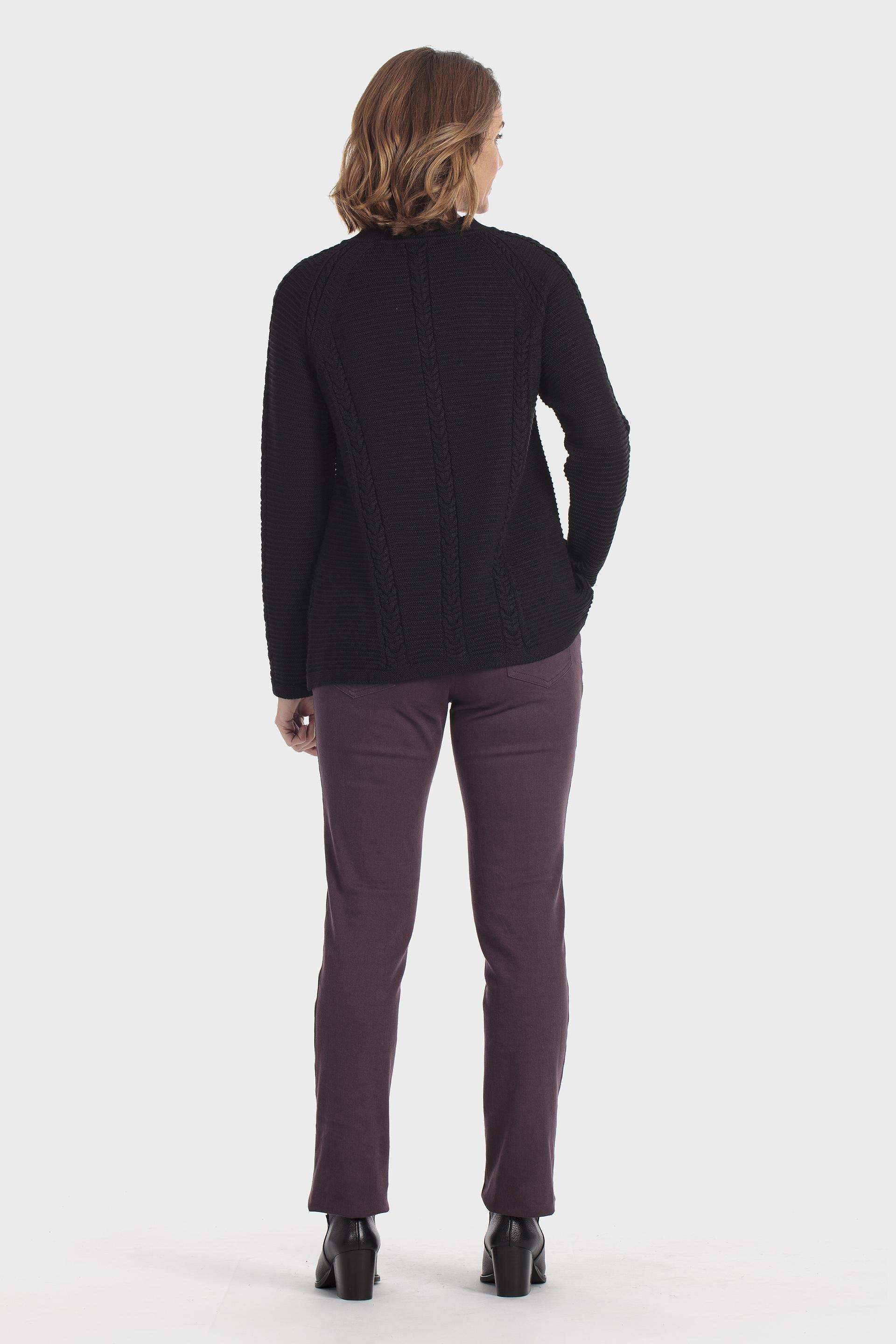 Black Jacket With Braids, Black, large image number 3