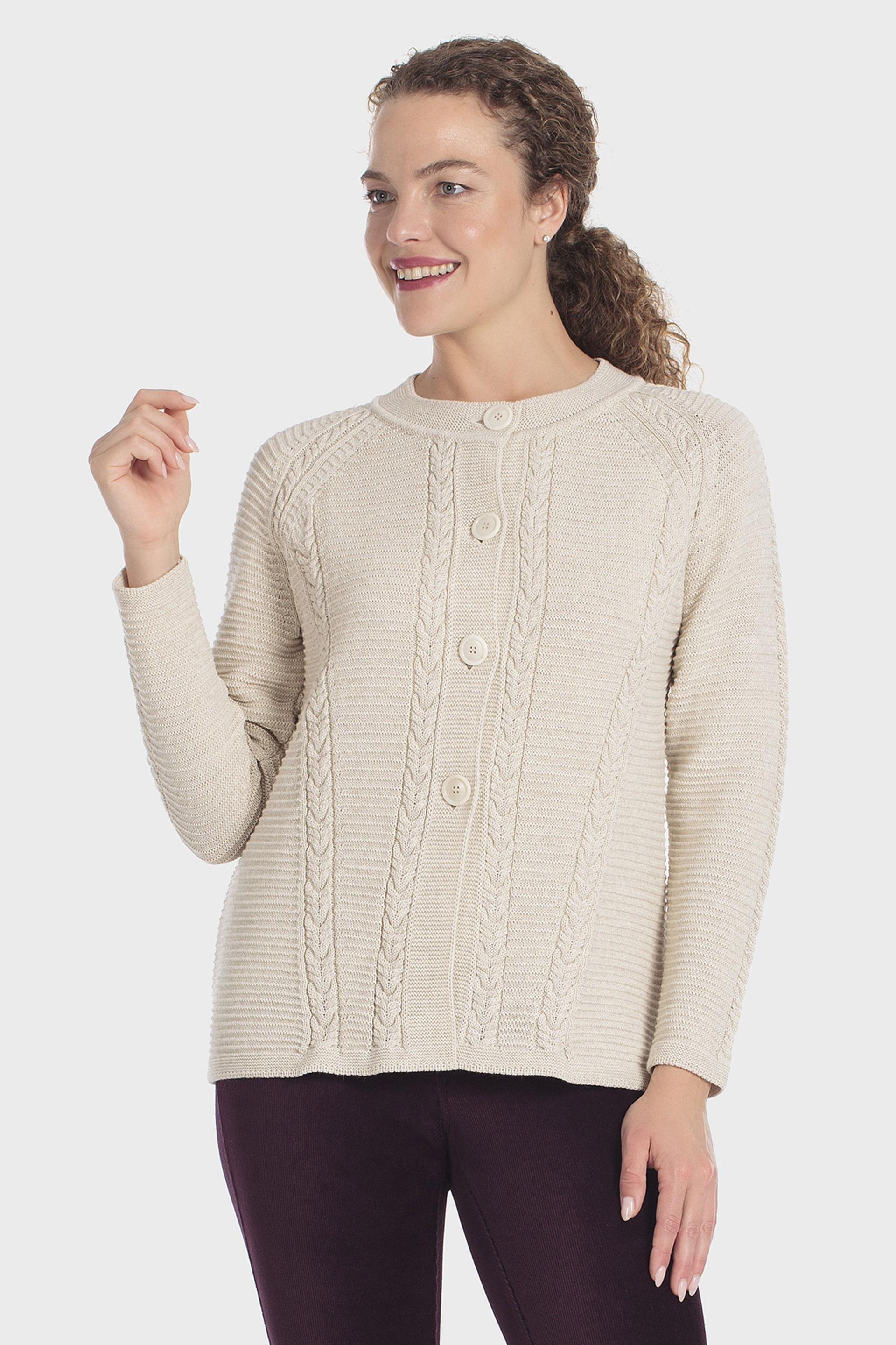 Multicolour Jacket With Braids, Beige, medium