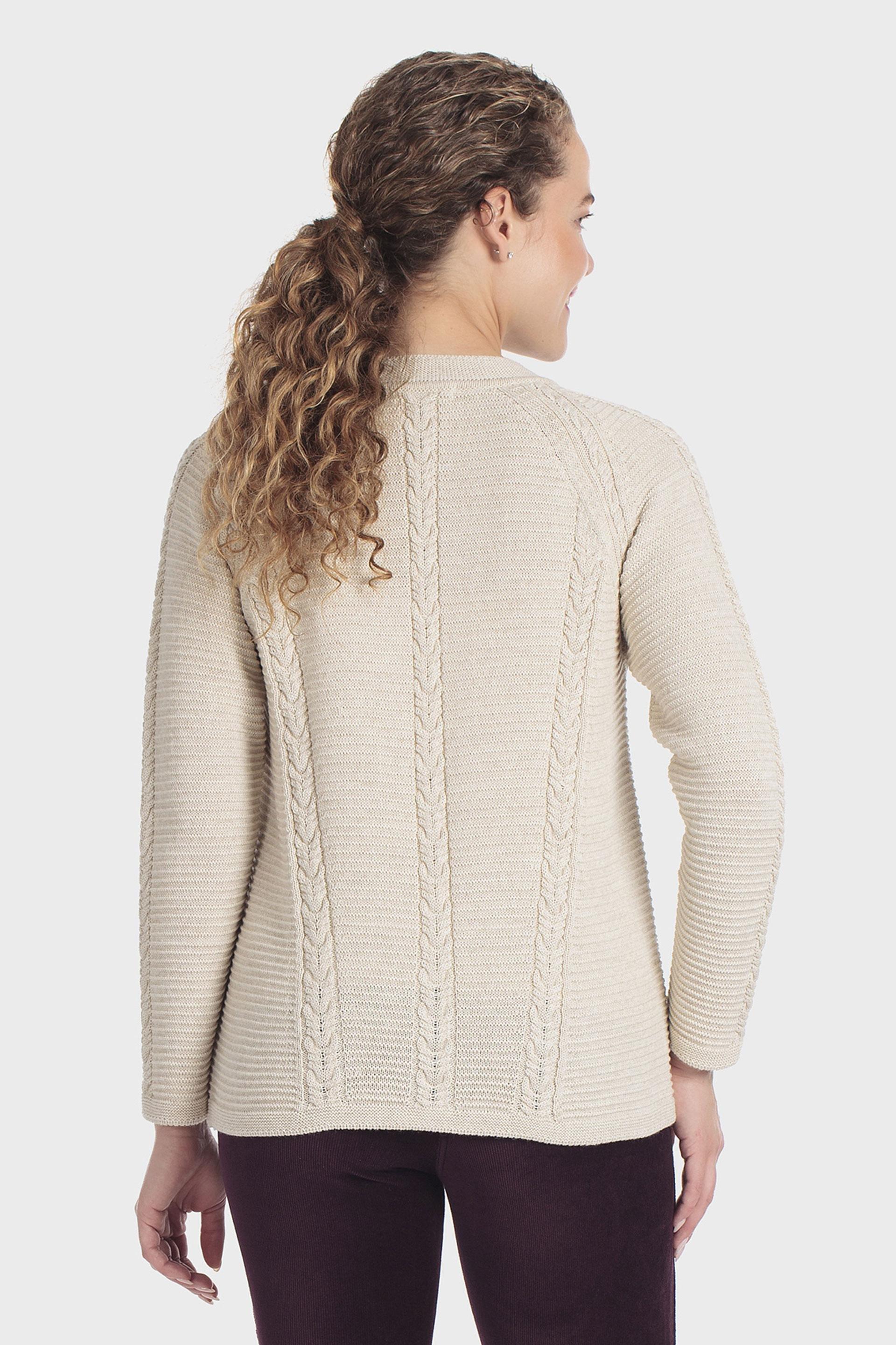Multicolour Jacket With Braids, Beige, medium