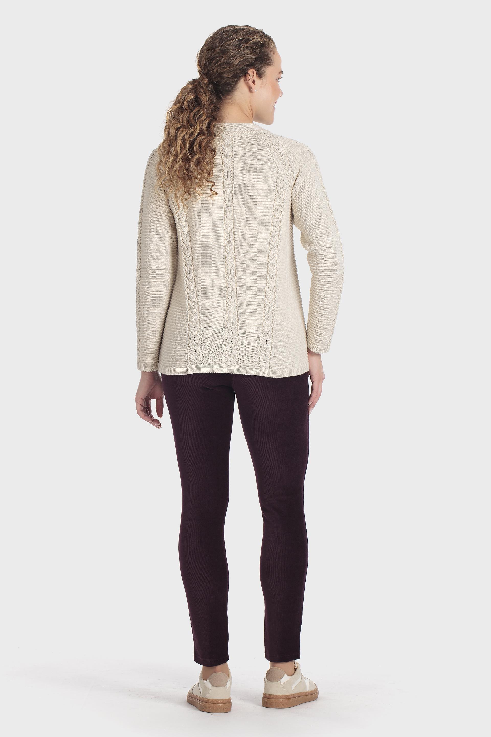 Multicolour Jacket With Braids, Beige, large image number 3