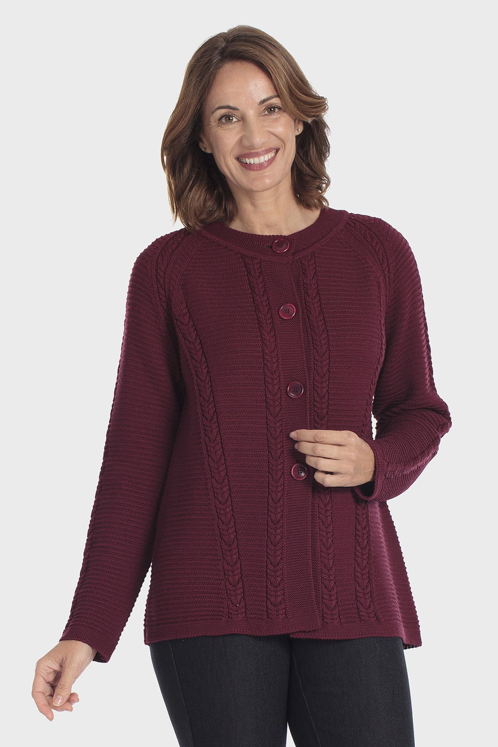 Purple Jacket With Braids, Red Dark, large image number 0