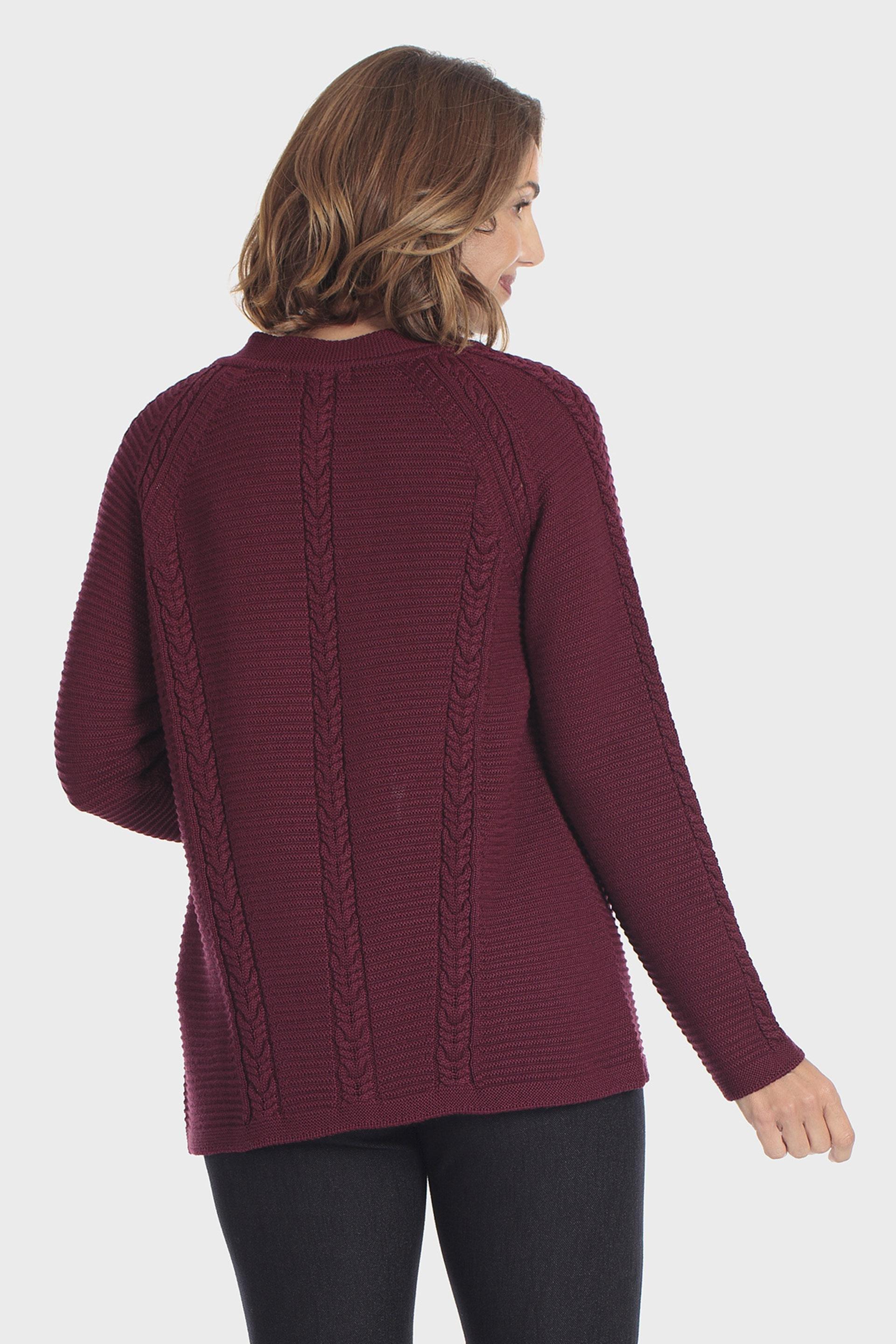 Purple Jacket With Braids, Red Dark, medium
